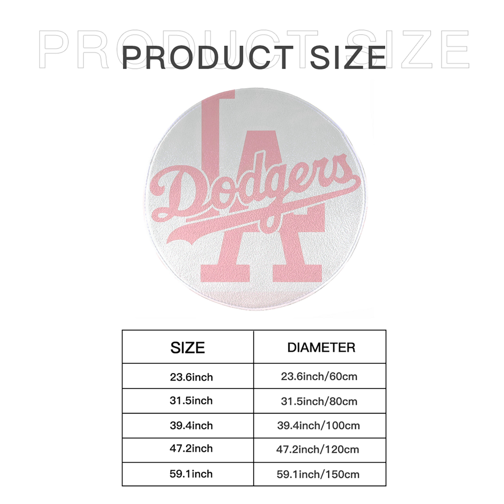  Round Floor Mat – Soft Flannel & High-Density Sponge Core – Non-Slip Dot Backing – Durable Stitched Edges – Quick-Dry & Breathable – Perfect For Home, Bathroom & Living Room