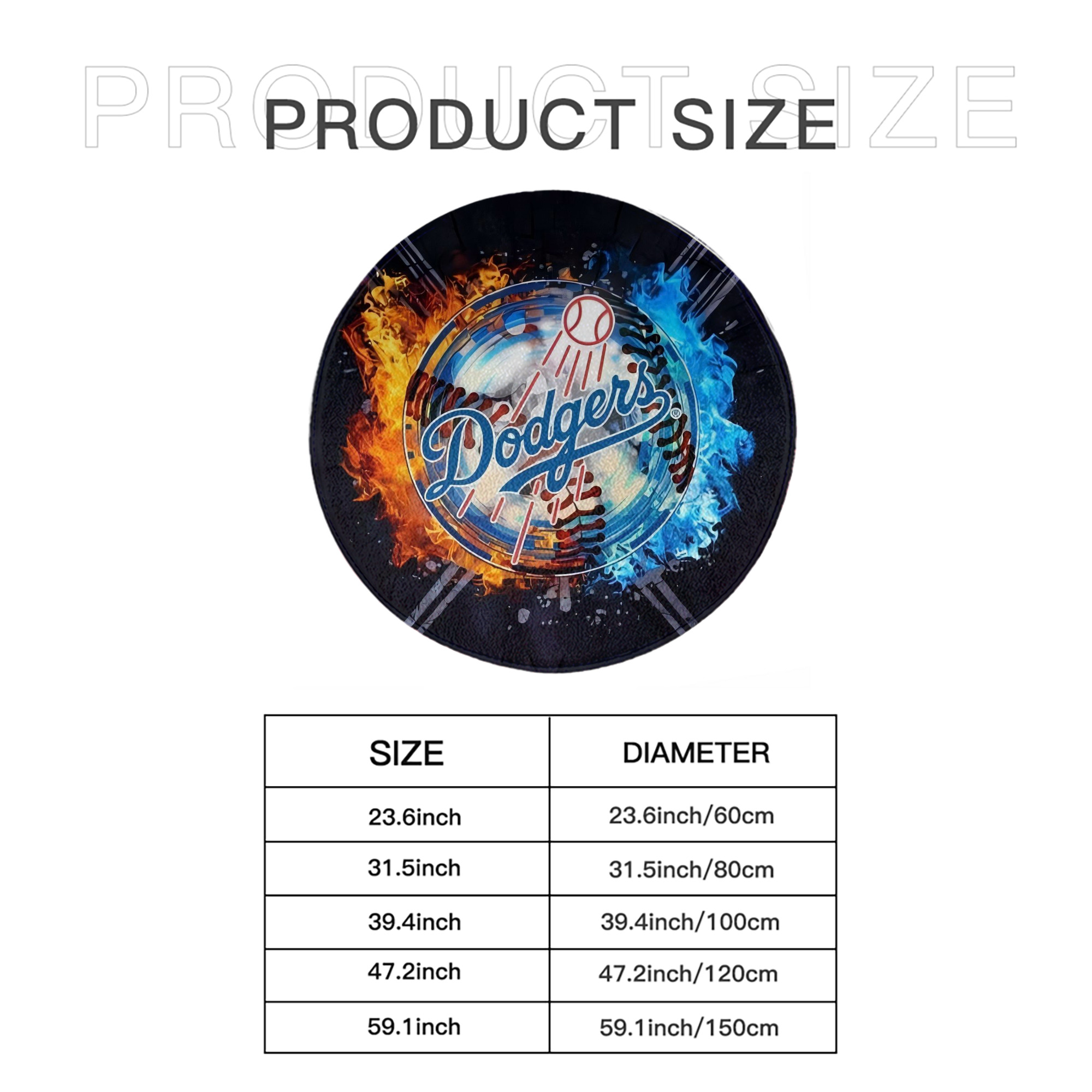  Round Floor Mat – Soft Flannel & High-Density Sponge Core – Non-Slip Dot Backing – Durable Stitched Edges – Quick-Dry & Breathable – Perfect For Home, Bathroom & Living Room