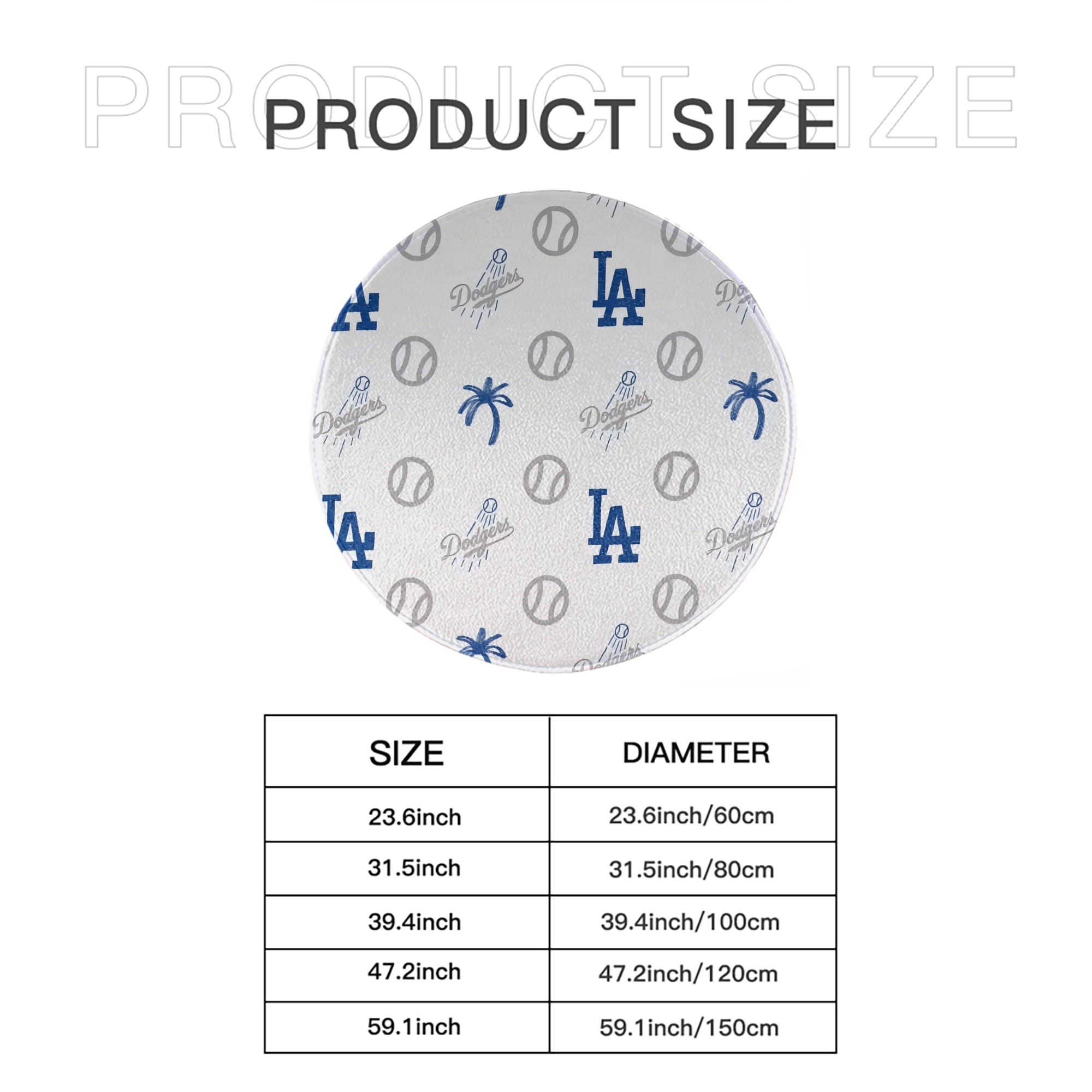  Round Floor Mat – Soft Flannel & High-Density Sponge Core – Non-Slip Dot Backing – Durable Stitched Edges – Quick-Dry & Breathable – Perfect For Home, Bathroom & Living Room