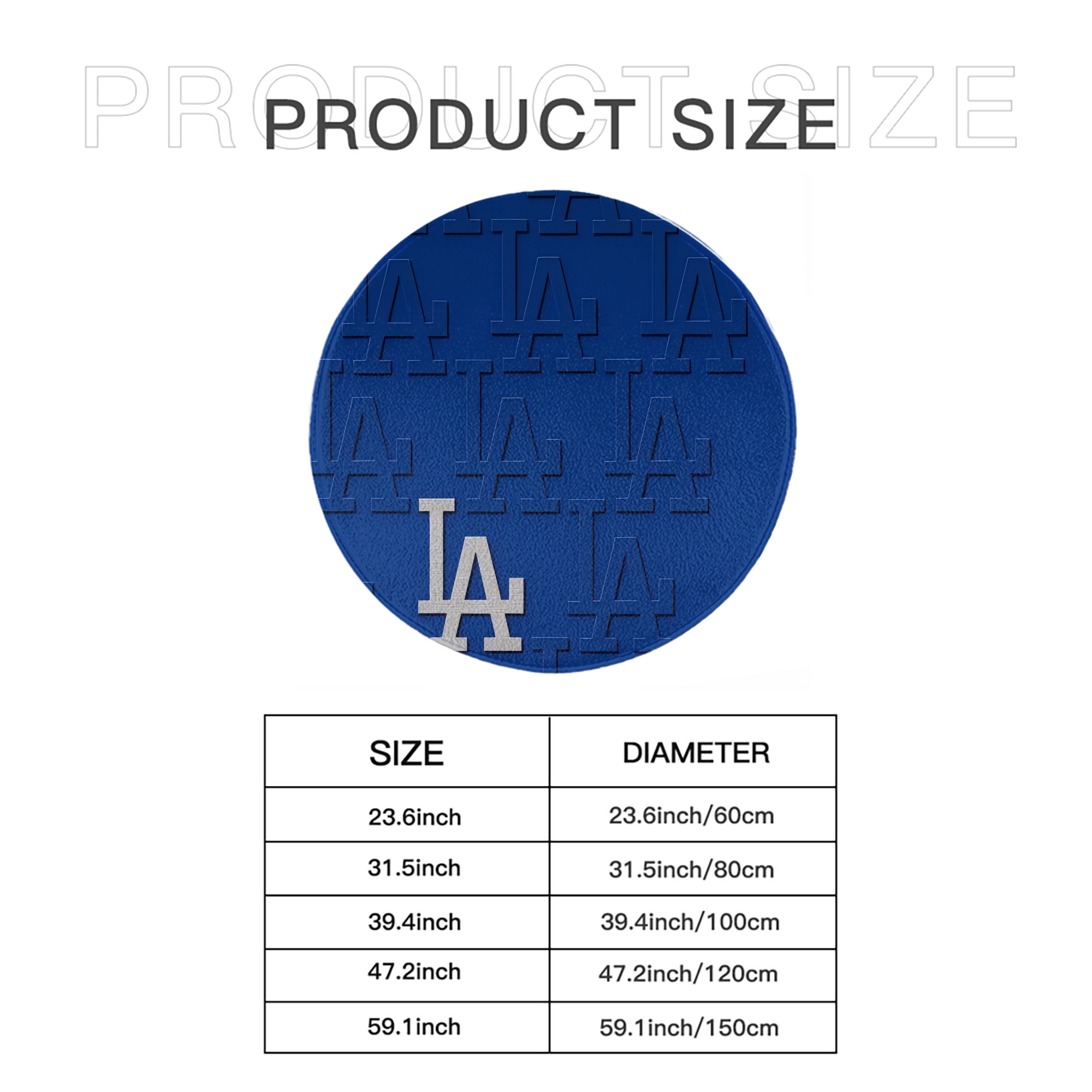  Round Floor Mat – Soft Flannel & High-Density Sponge Core – Non-Slip Dot Backing – Durable Stitched Edges – Quick-Dry & Breathable – Perfect For Home, Bathroom & Living Room