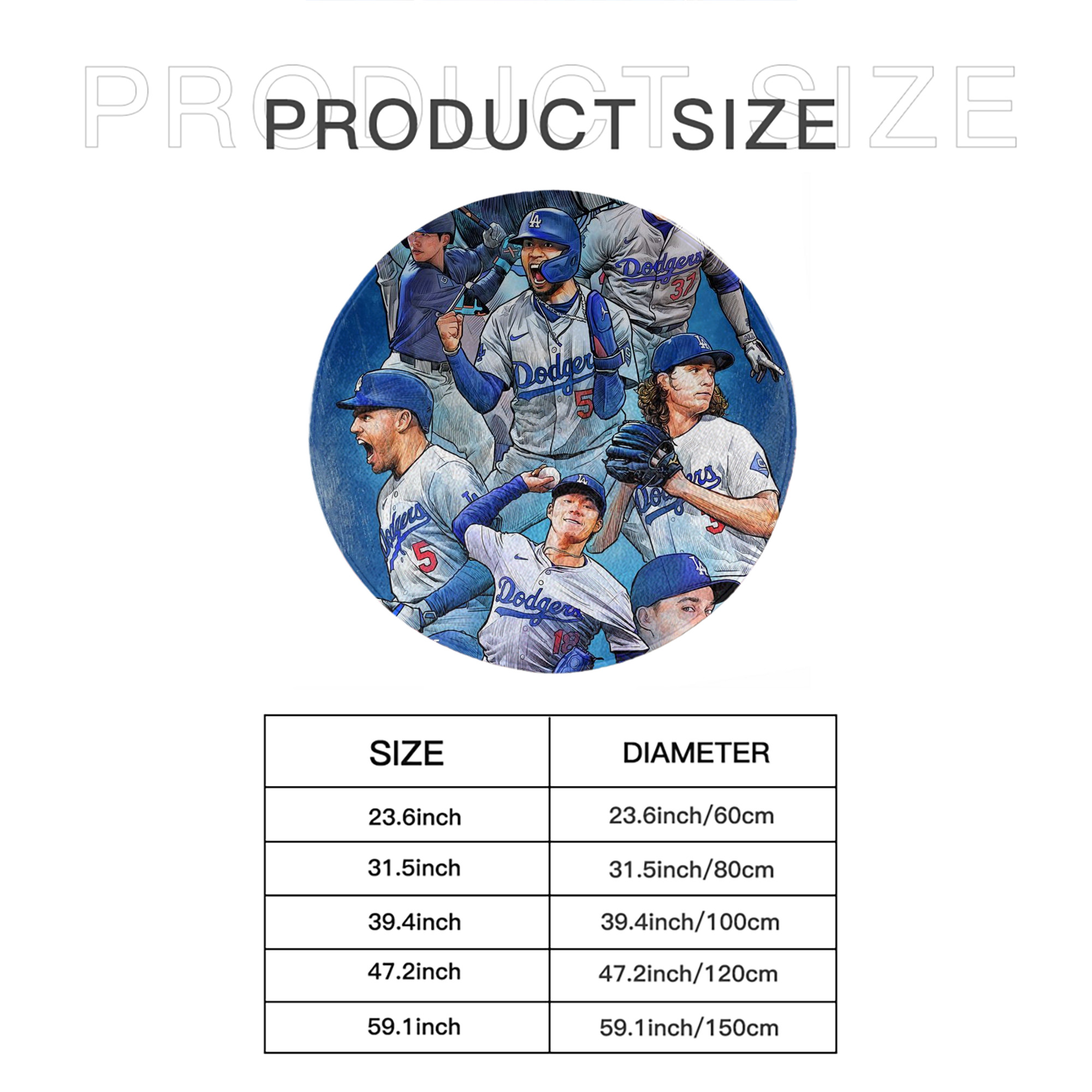  Round Floor Mat – Soft Flannel & High-Density Sponge Core – Non-Slip Dot Backing – Durable Stitched Edges – Quick-Dry & Breathable – Perfect For Home, Bathroom & Living Room