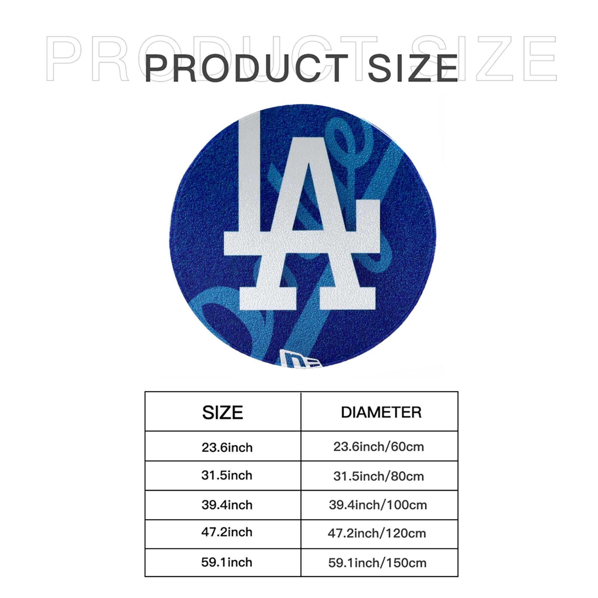  Round Floor Mat – Soft Flannel & High-Density Sponge Core – Non-Slip Dot Backing – Durable Stitched Edges – Quick-Dry & Breathable – Perfect For Home, Bathroom & Living Room