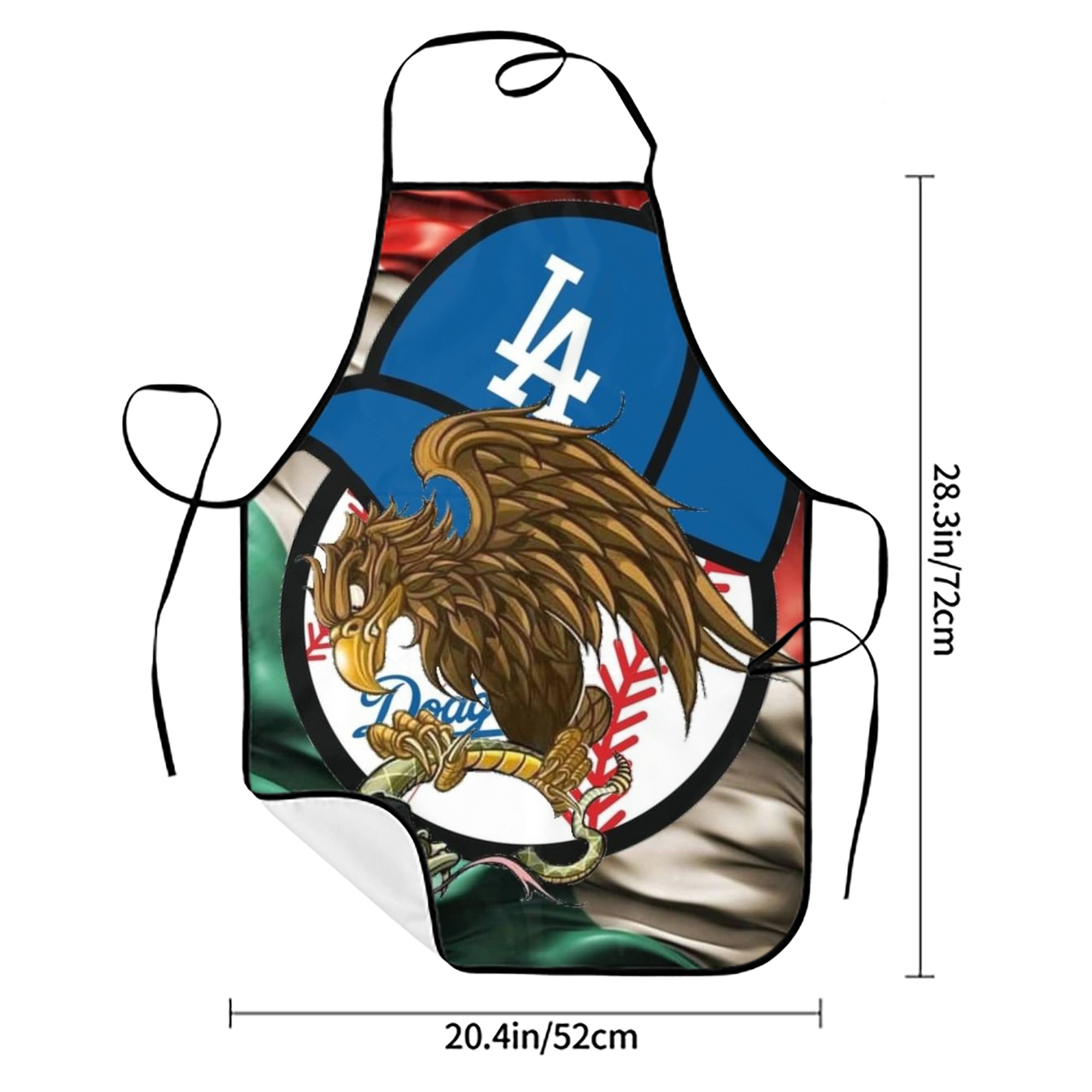  Stain-Resistant Polyester Apron With Pocket – Full Print, Waterproof, Anti-Wrinkle, Anti-Pilling – Ideal For Kitchen, BBQ, Restaurant, Salon & More