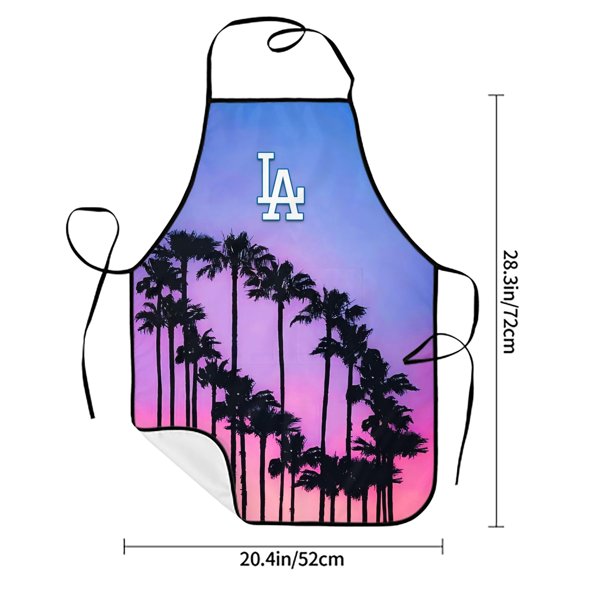  Stain-Resistant Polyester Apron With Pocket – Full Print, Waterproof, Anti-Wrinkle, Anti-Pilling – Ideal For Kitchen, BBQ, Restaurant, Salon & More