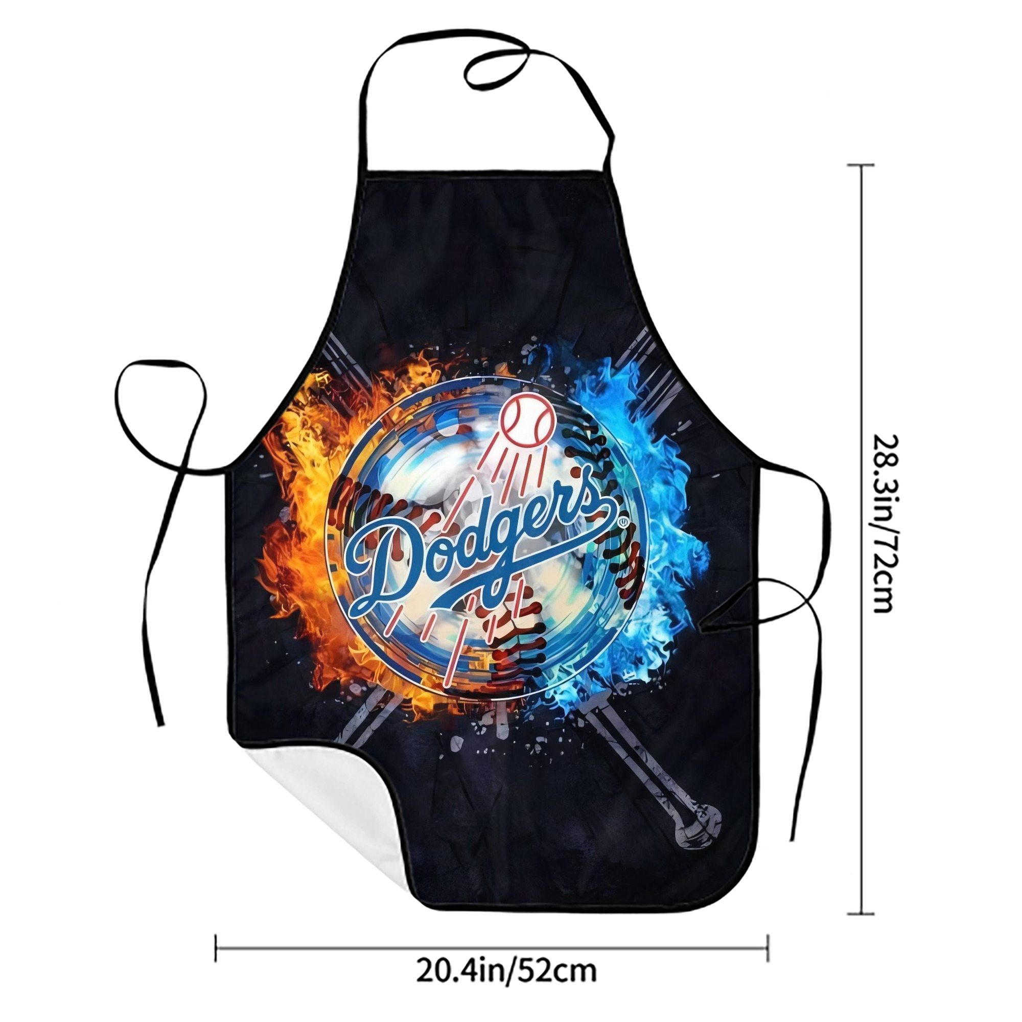  Stain-Resistant Polyester Apron With Pocket – Full Print, Waterproof, Anti-Wrinkle, Anti-Pilling – Ideal For Kitchen, BBQ, Restaurant, Salon & More