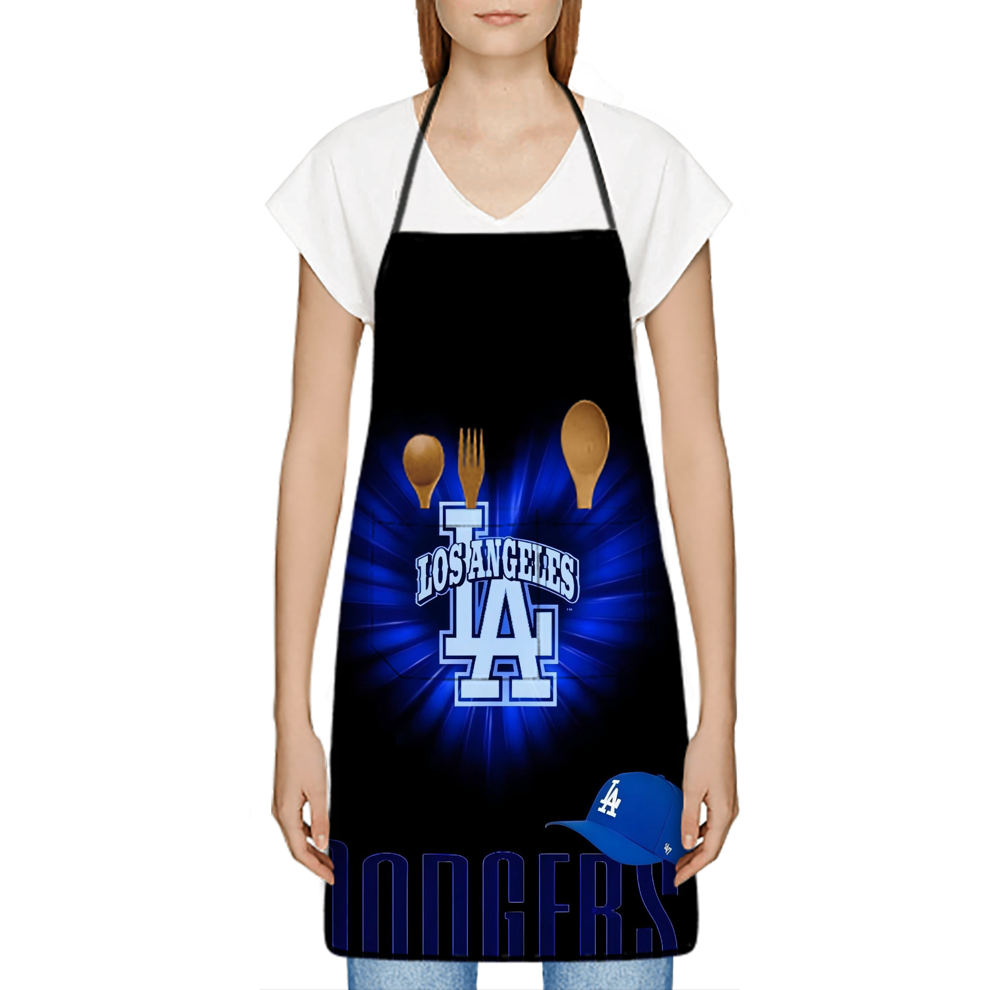  Stain-Resistant Polyester Apron With Pocket – Full Print, Waterproof, Anti-Wrinkle, Anti-Pilling – Ideal For Kitchen, BBQ, Restaurant, Salon & More