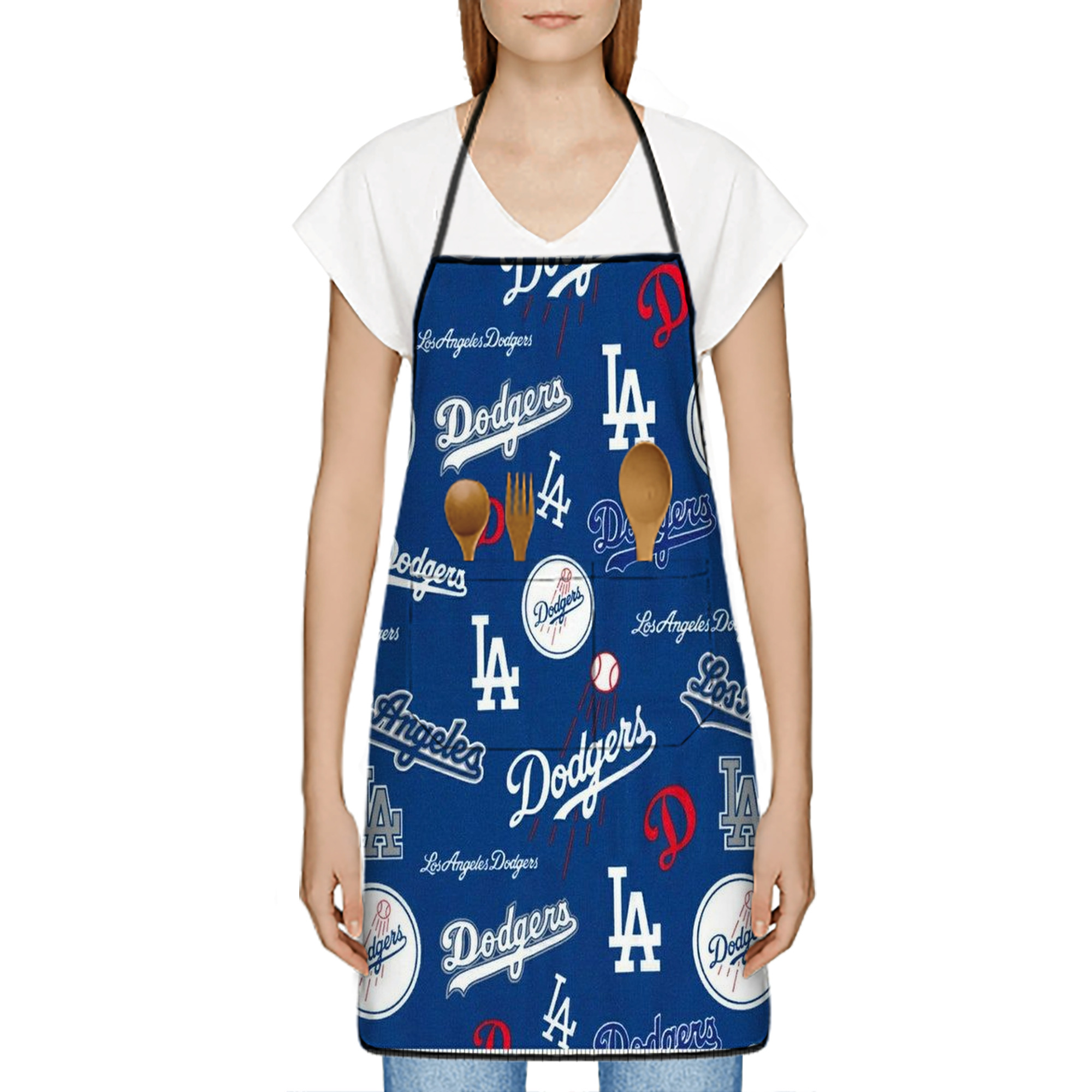  Stain-Resistant Polyester Apron With Pocket – Full Print, Waterproof, Anti-Wrinkle, Anti-Pilling – Ideal For Kitchen, BBQ, Restaurant, Salon & More