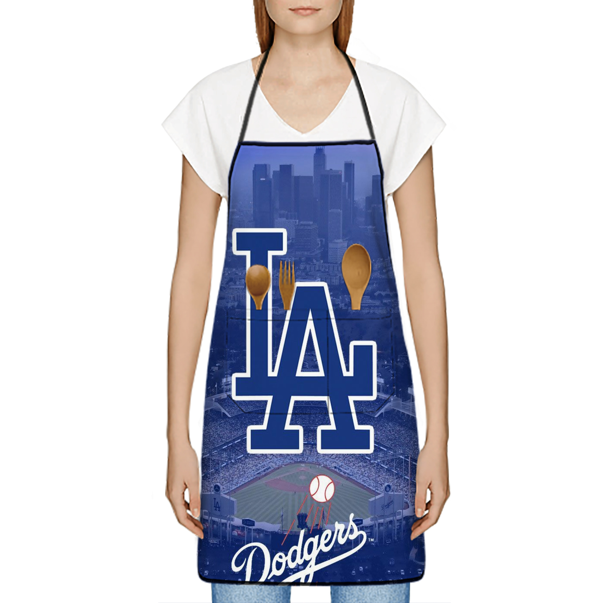  Stain-Resistant Polyester Apron With Pocket – Full Print, Waterproof, Anti-Wrinkle, Anti-Pilling – Ideal For Kitchen, BBQ, Restaurant, Salon & More