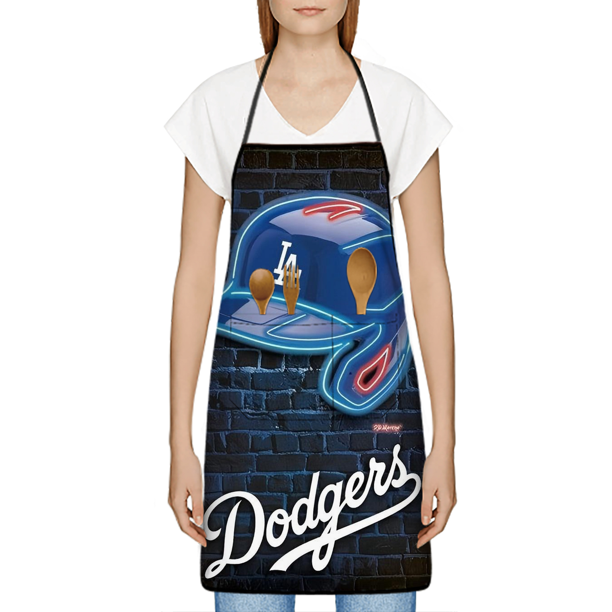  Stain-Resistant Polyester Apron With Pocket – Full Print, Waterproof, Anti-Wrinkle, Anti-Pilling – Ideal For Kitchen, BBQ, Restaurant, Salon & More
