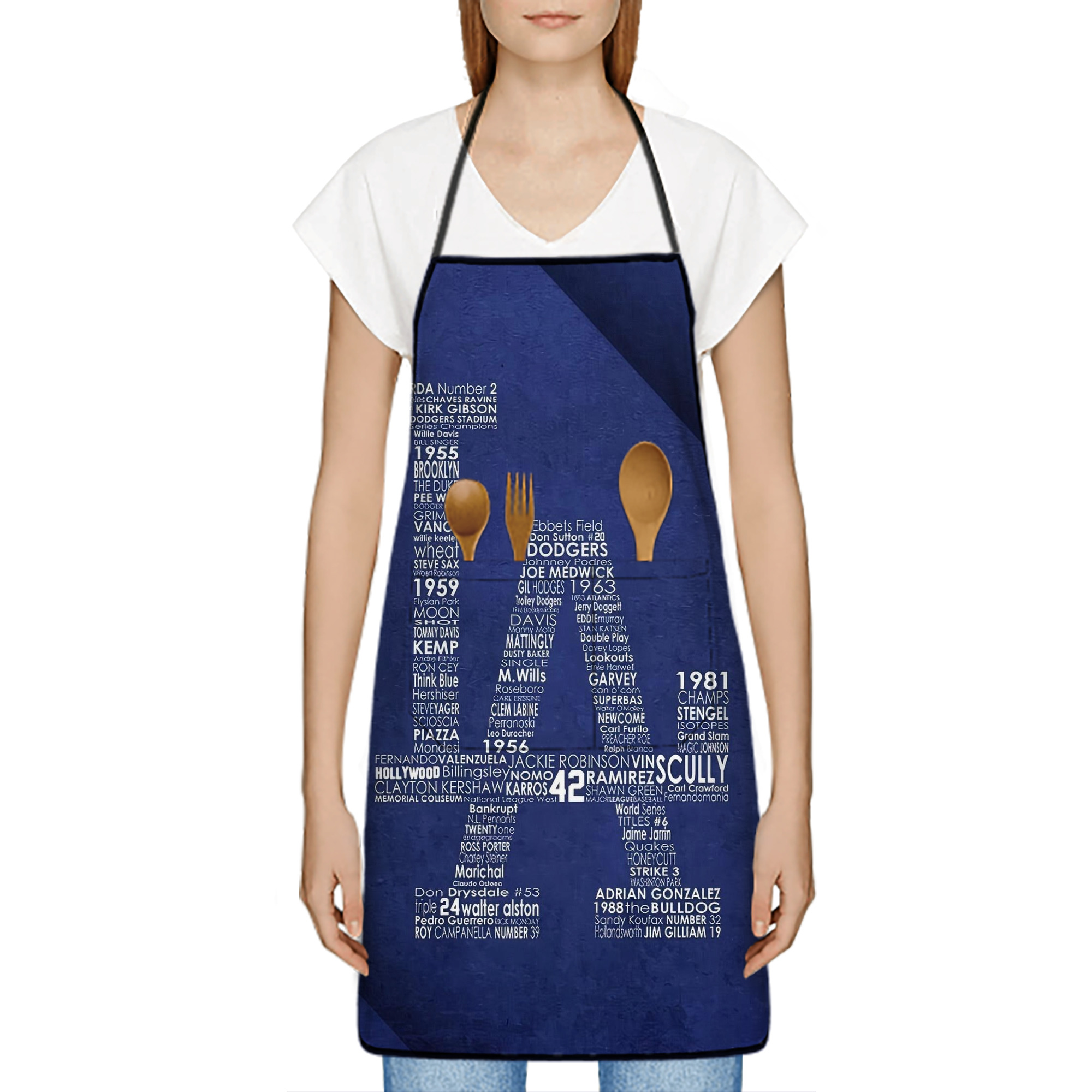  Stain-Resistant Polyester Apron With Pocket – Full Print, Waterproof, Anti-Wrinkle, Anti-Pilling – Ideal For Kitchen, BBQ, Restaurant, Salon & More