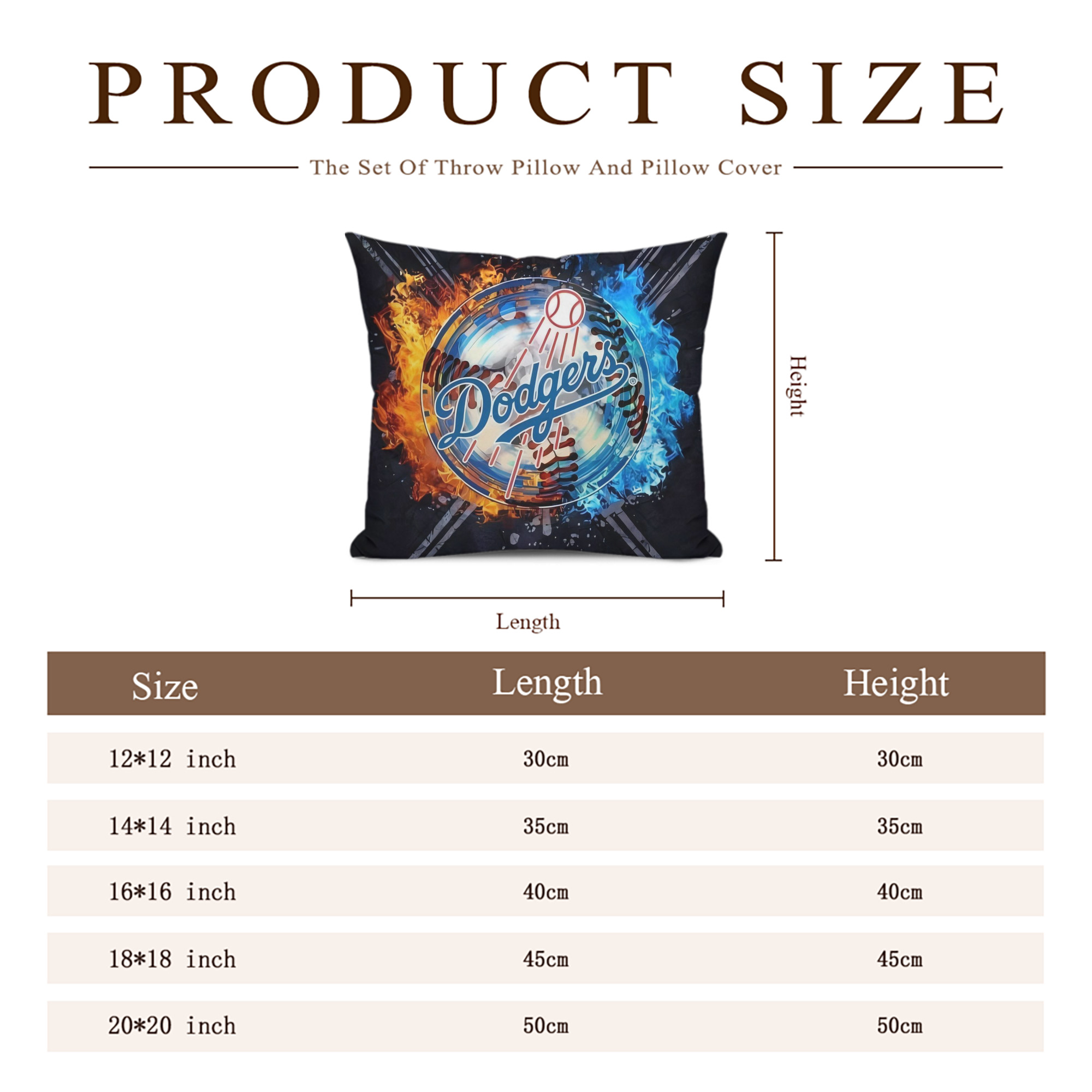  Soft Polyester Pillow Cover With Insert – Double-Sided Design, Invisible Zipper, Durable & Breathable – Easy Care Cushion Set