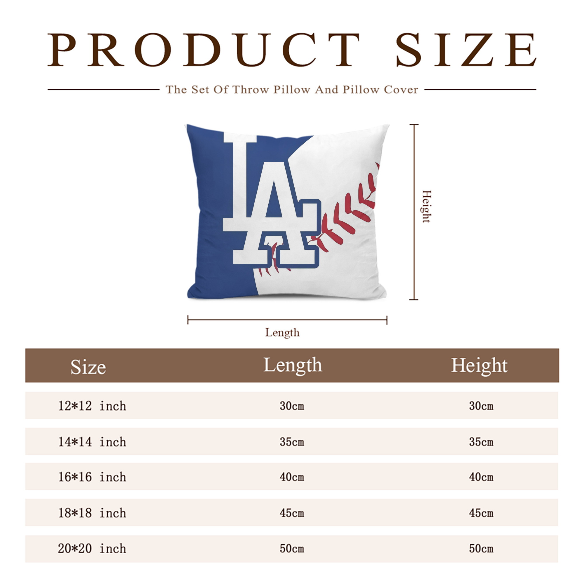  Soft Polyester Pillow Cover With Insert – Double-Sided Design, Invisible Zipper, Durable & Breathable – Easy Care Cushion Set