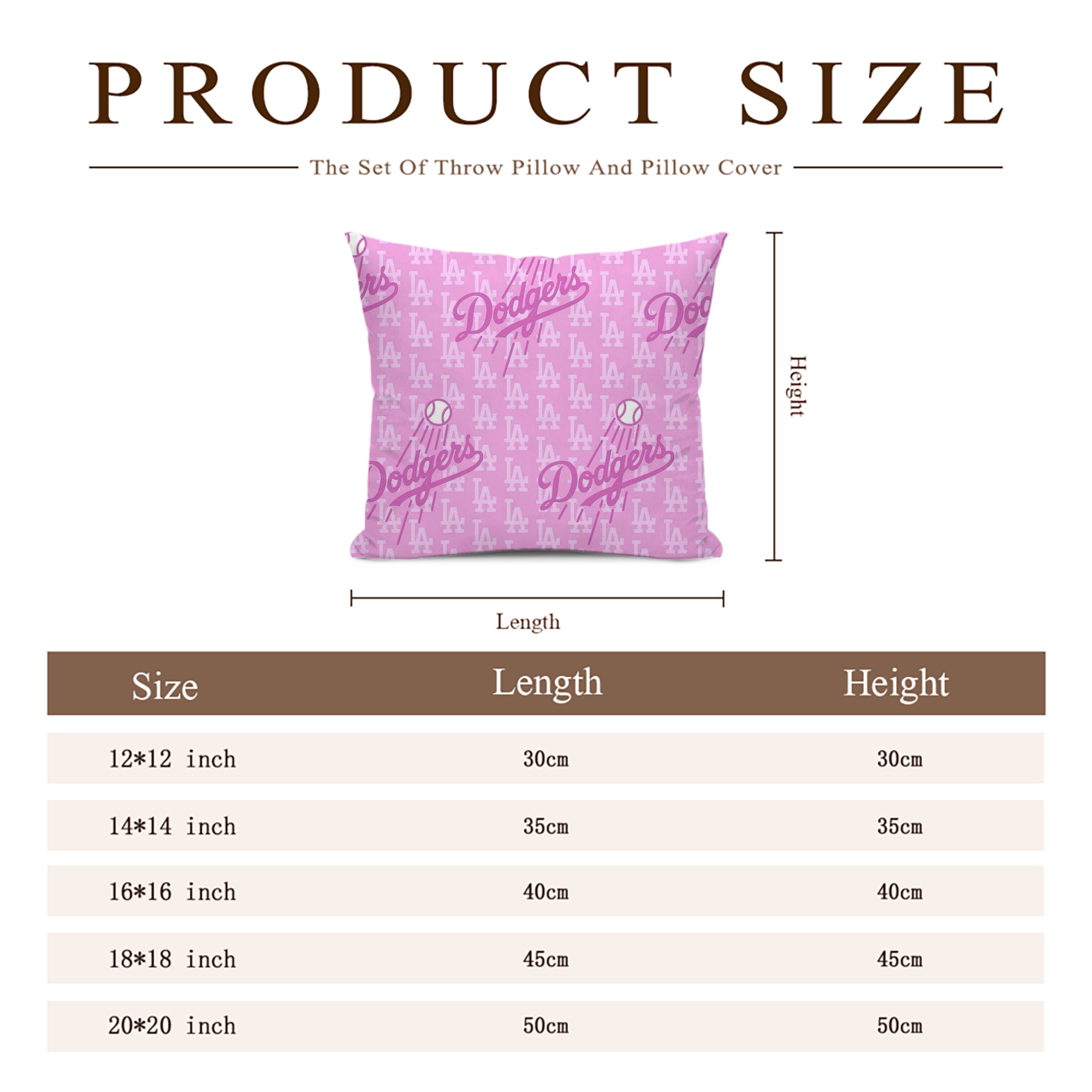  Soft Polyester Pillow Cover With Insert – Double-Sided Design, Invisible Zipper, Durable & Breathable – Easy Care Cushion Set