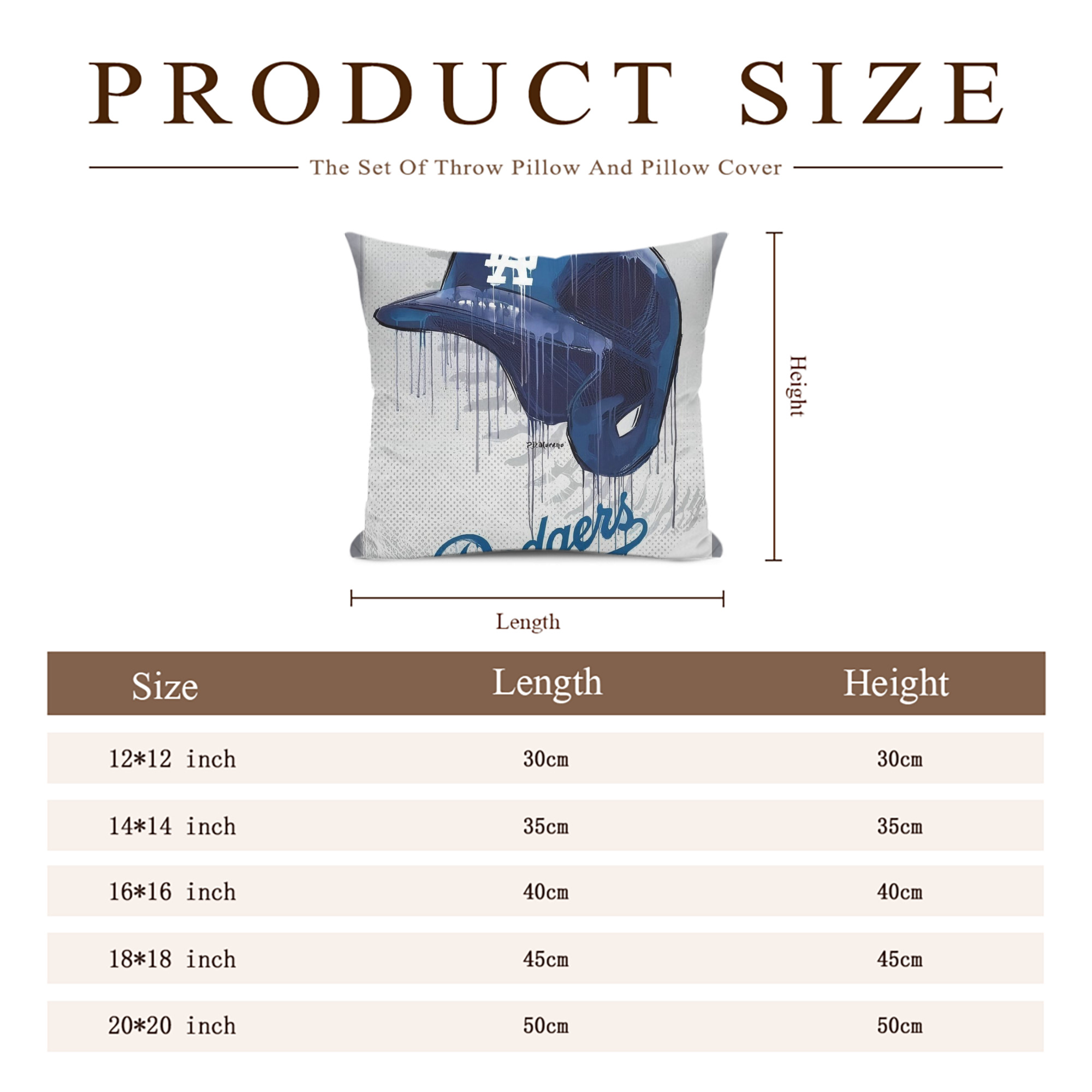  Soft Polyester Pillow Cover With Insert – Double-Sided Design, Invisible Zipper, Durable & Breathable – Easy Care Cushion Set