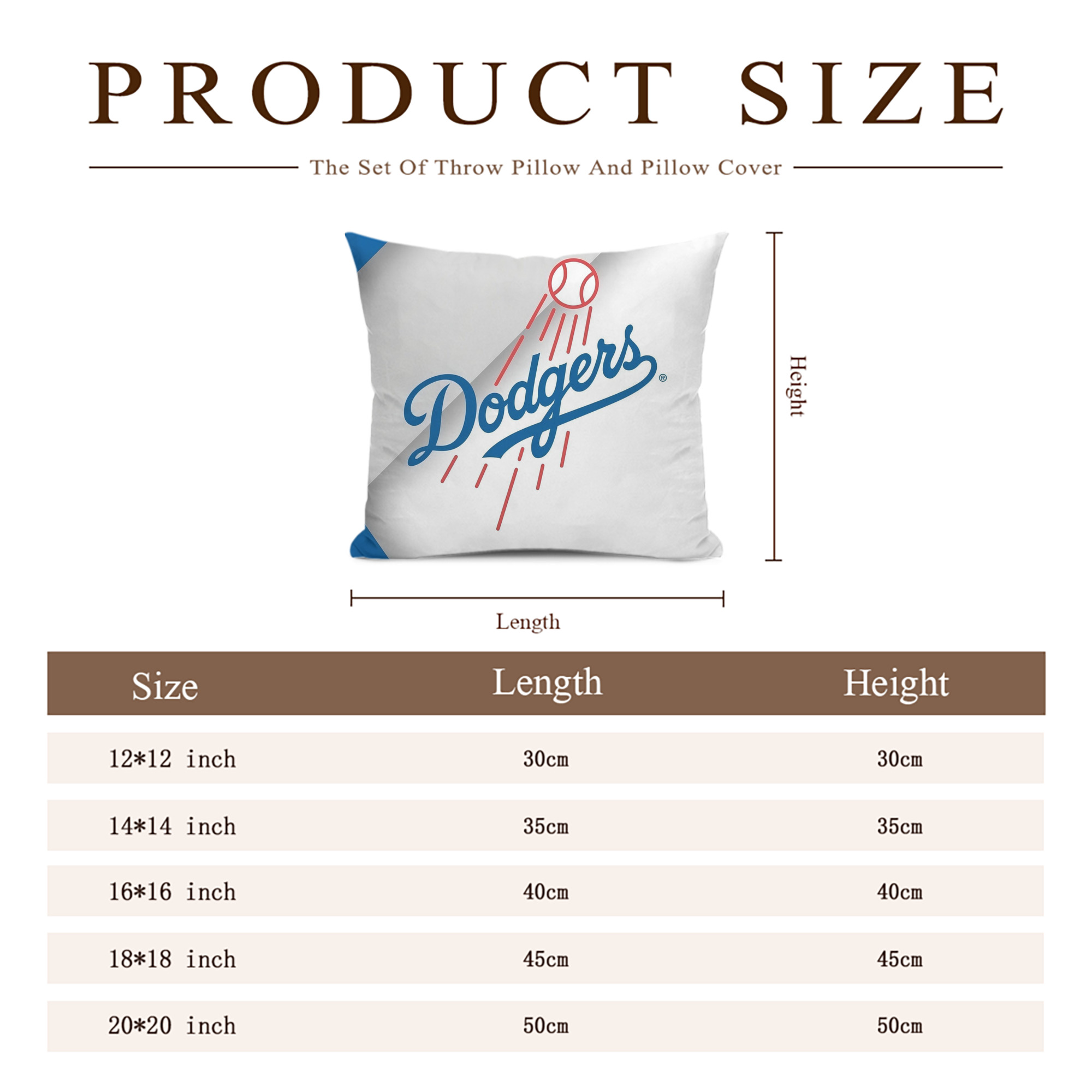  Soft Polyester Pillow Cover With Insert – Double-Sided Design, Invisible Zipper, Durable & Breathable – Easy Care Cushion Set