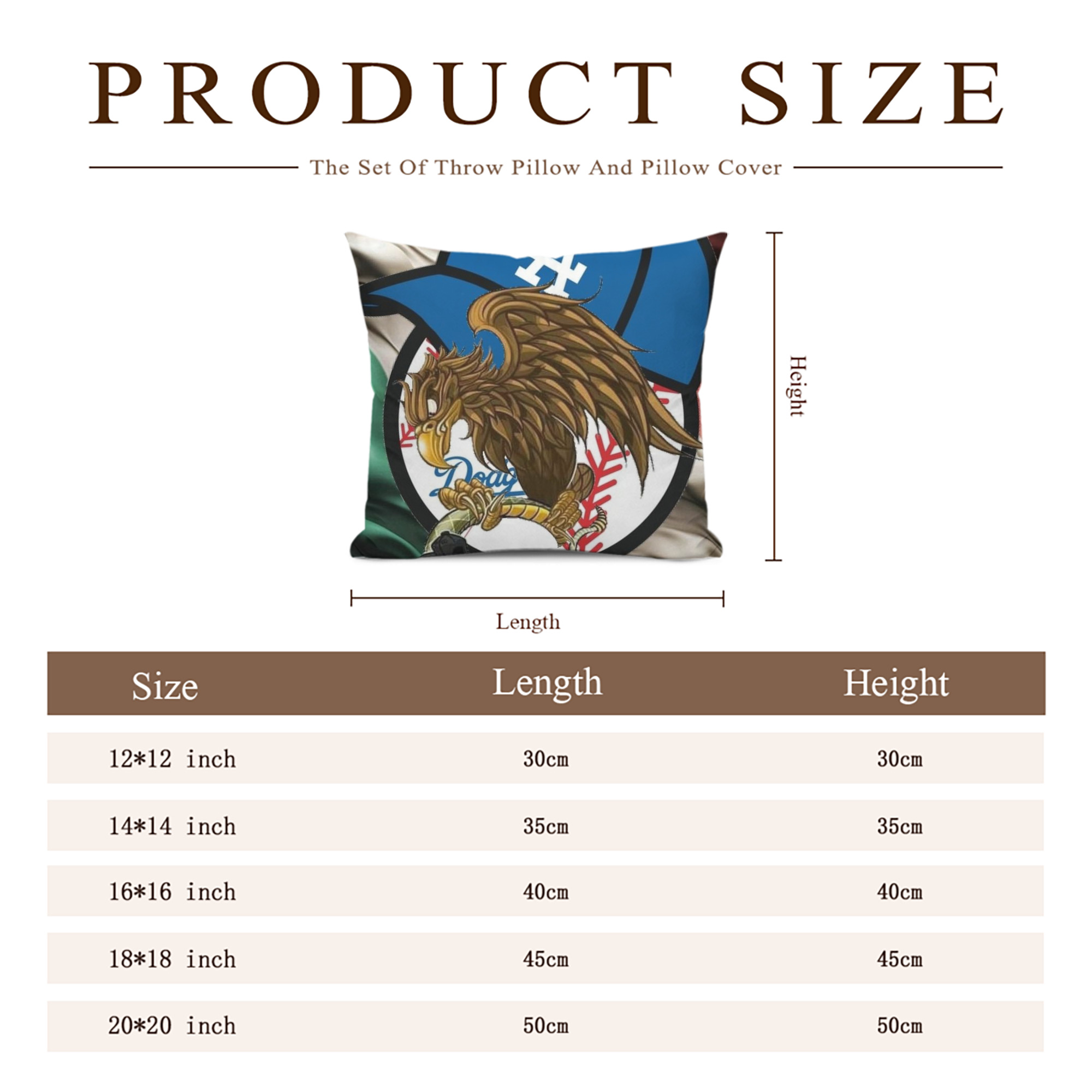  Soft Polyester Pillow Cover With Insert – Double-Sided Design, Invisible Zipper, Durable & Breathable – Easy Care Cushion Set