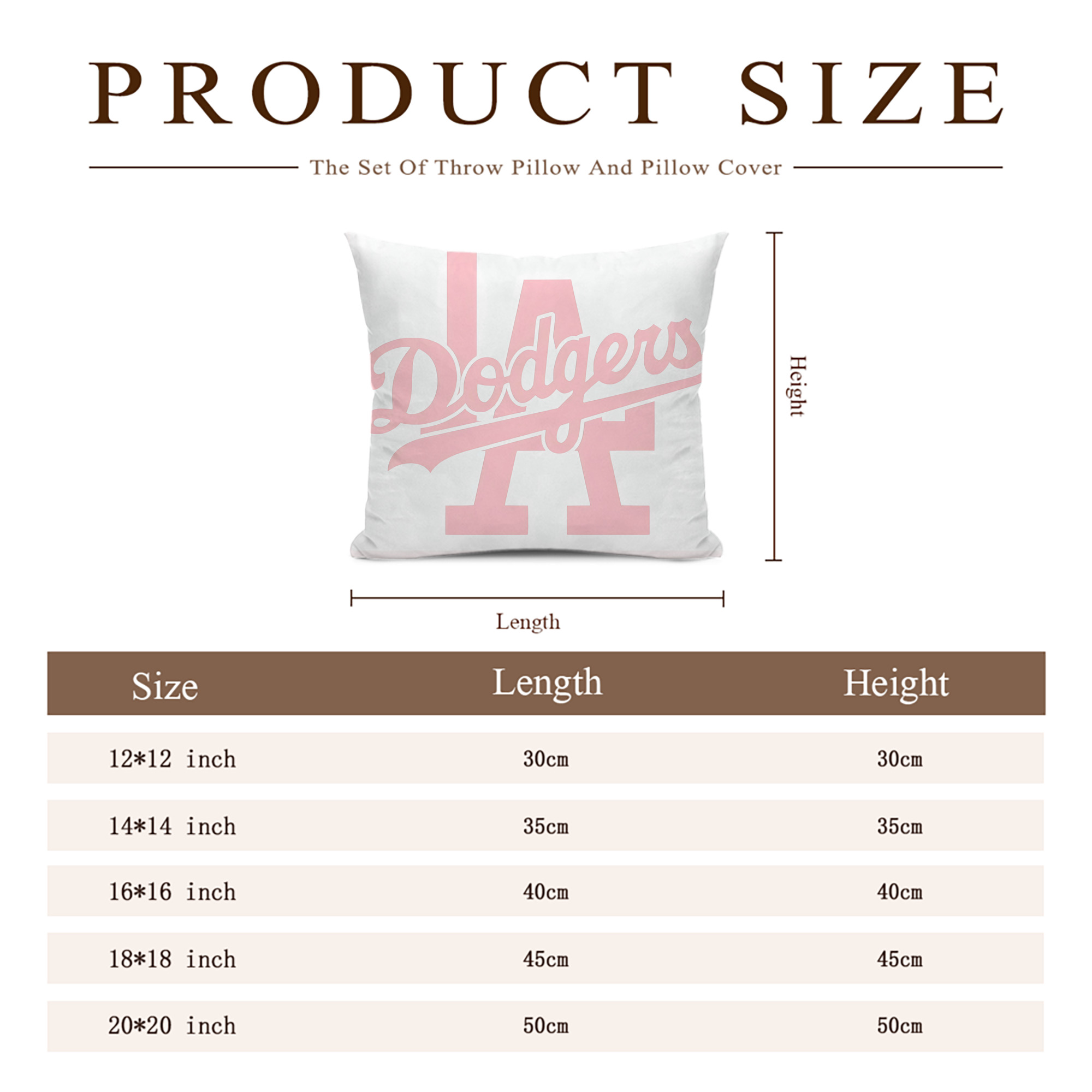  Soft Polyester Pillow Cover With Insert – Double-Sided Design, Invisible Zipper, Durable & Breathable – Easy Care Cushion Set