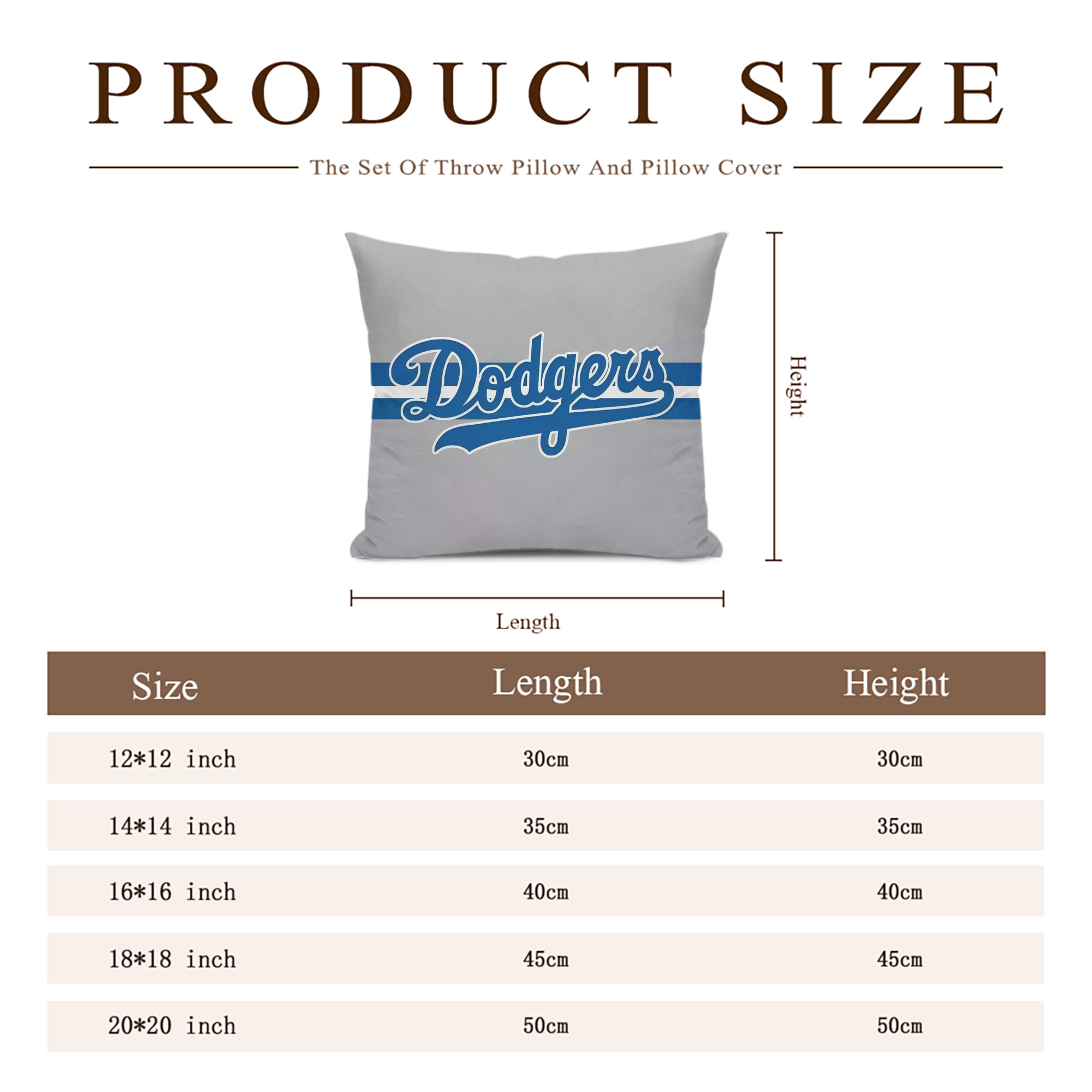  Soft Polyester Pillow Cover With Insert – Double-Sided Design, Invisible Zipper, Durable & Breathable – Easy Care Cushion Set