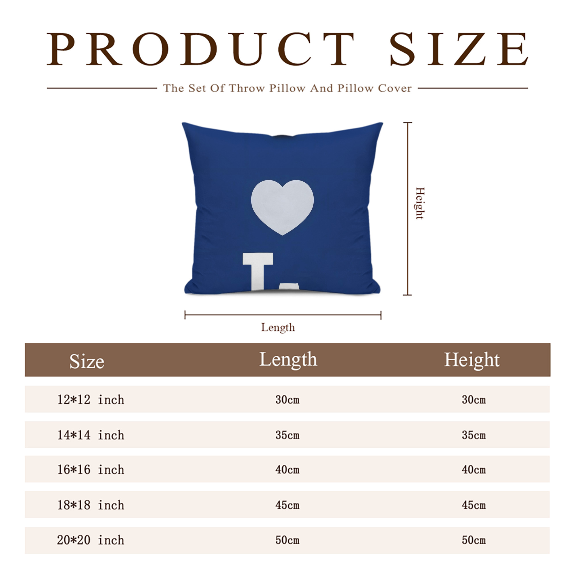  Soft Polyester Pillow Cover With Insert – Double-Sided Design, Invisible Zipper, Durable & Breathable – Easy Care Cushion Set