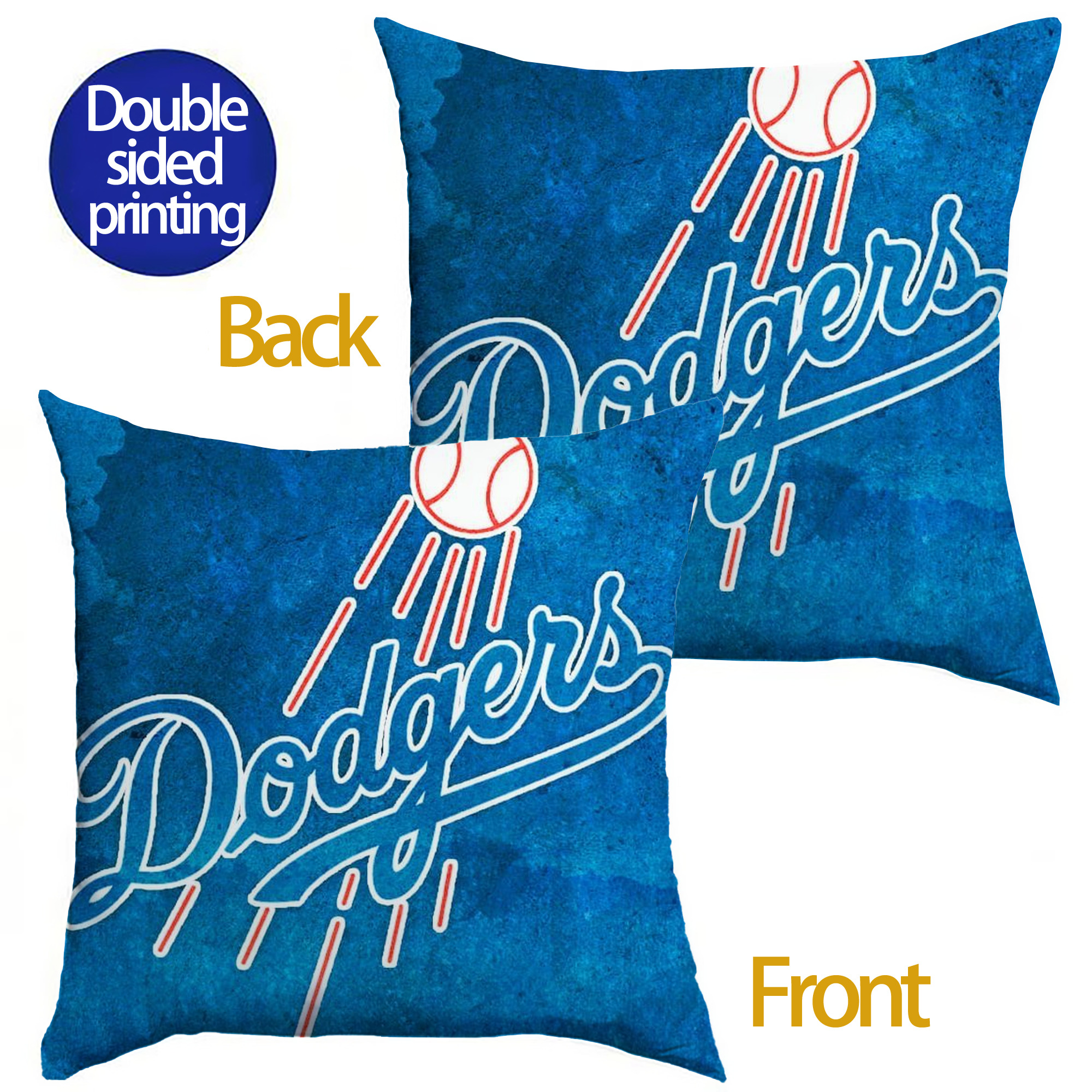  Soft Polyester Pillow Cover With Insert – Double-Sided Design, Invisible Zipper, Durable & Breathable – Easy Care Cushion Set