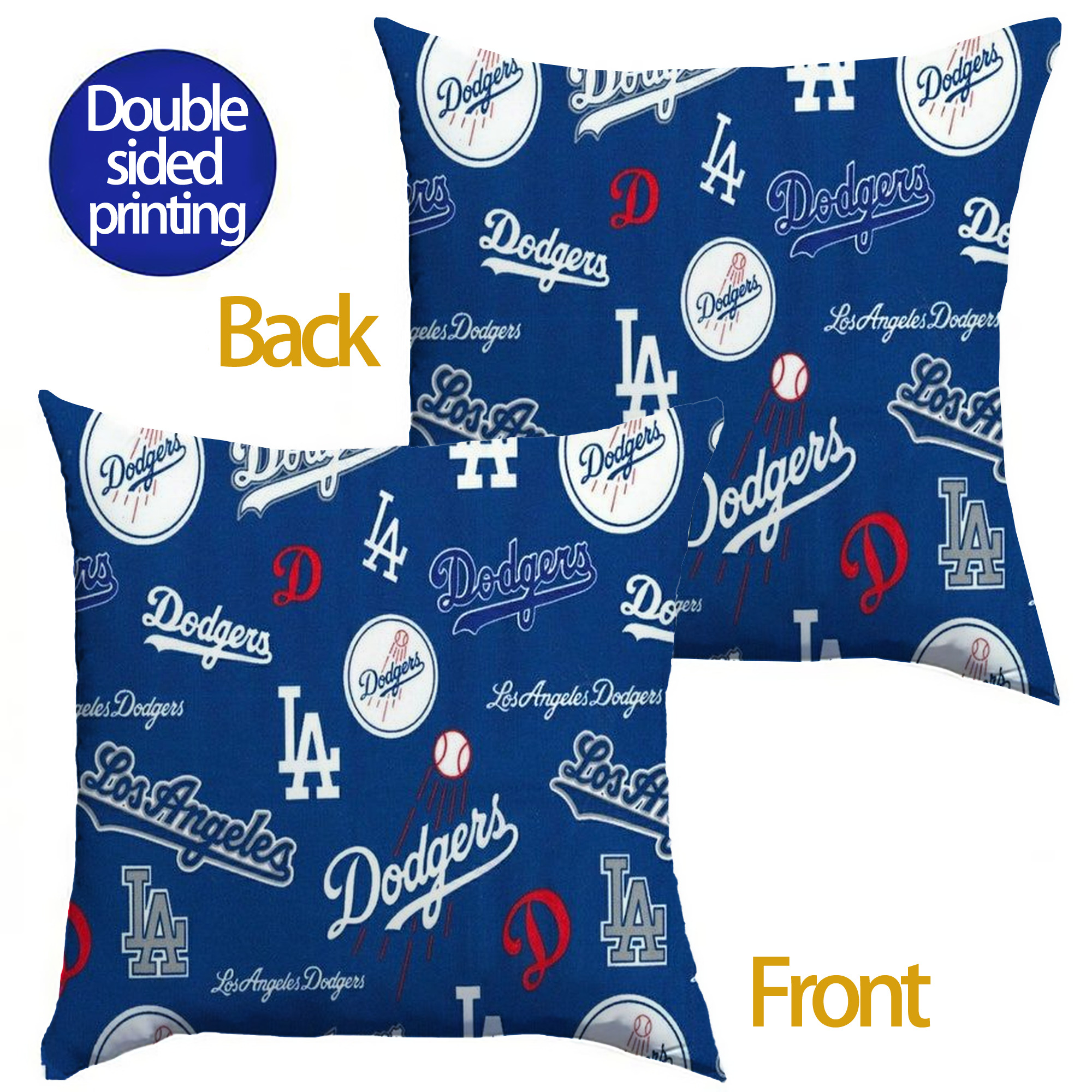  Soft Polyester Pillow Cover With Insert – Double-Sided Design, Invisible Zipper, Durable & Breathable – Easy Care Cushion Set