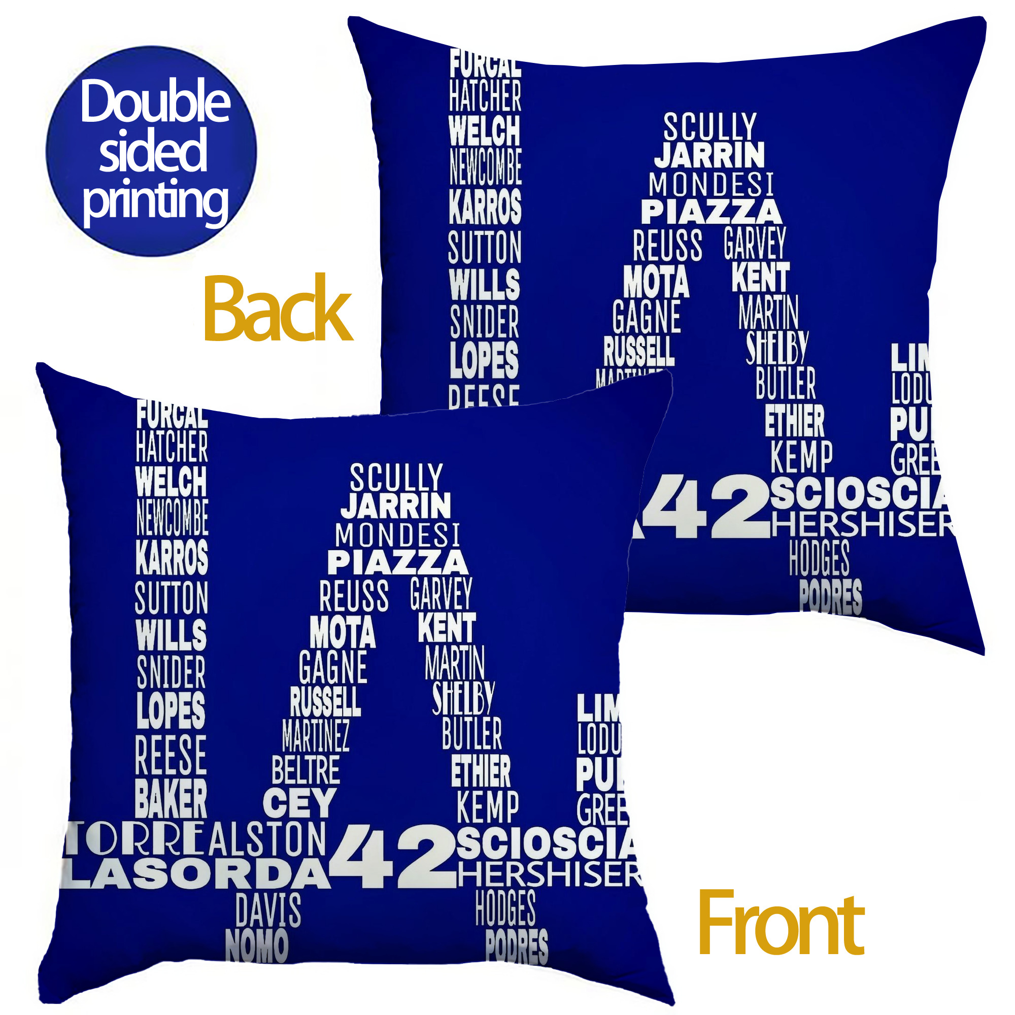  Soft Polyester Pillow Cover With Insert – Double-Sided Design, Invisible Zipper, Durable & Breathable – Easy Care Cushion Set