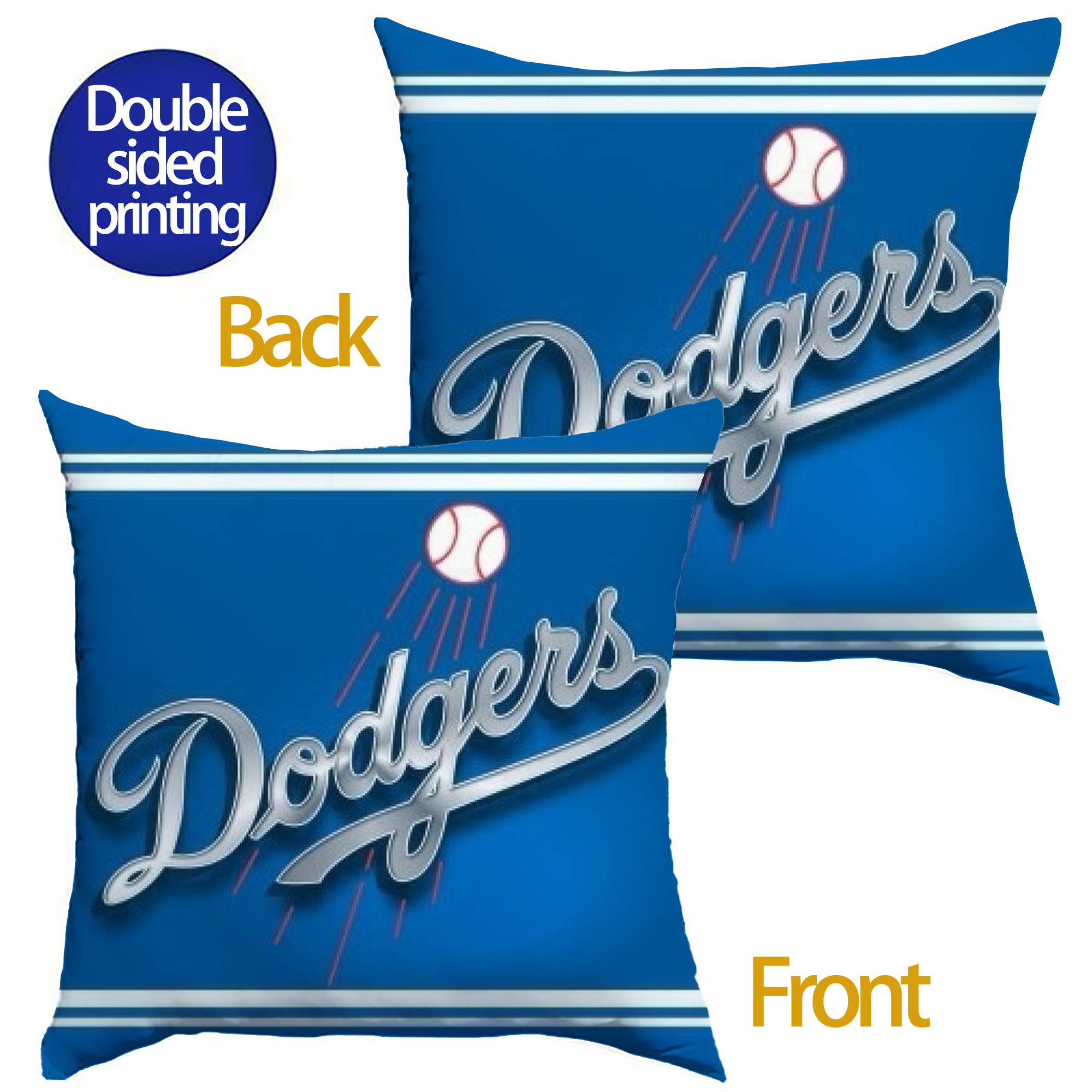  Soft Polyester Pillow Cover With Insert – Double-Sided Design, Invisible Zipper, Durable & Breathable – Easy Care Cushion Set