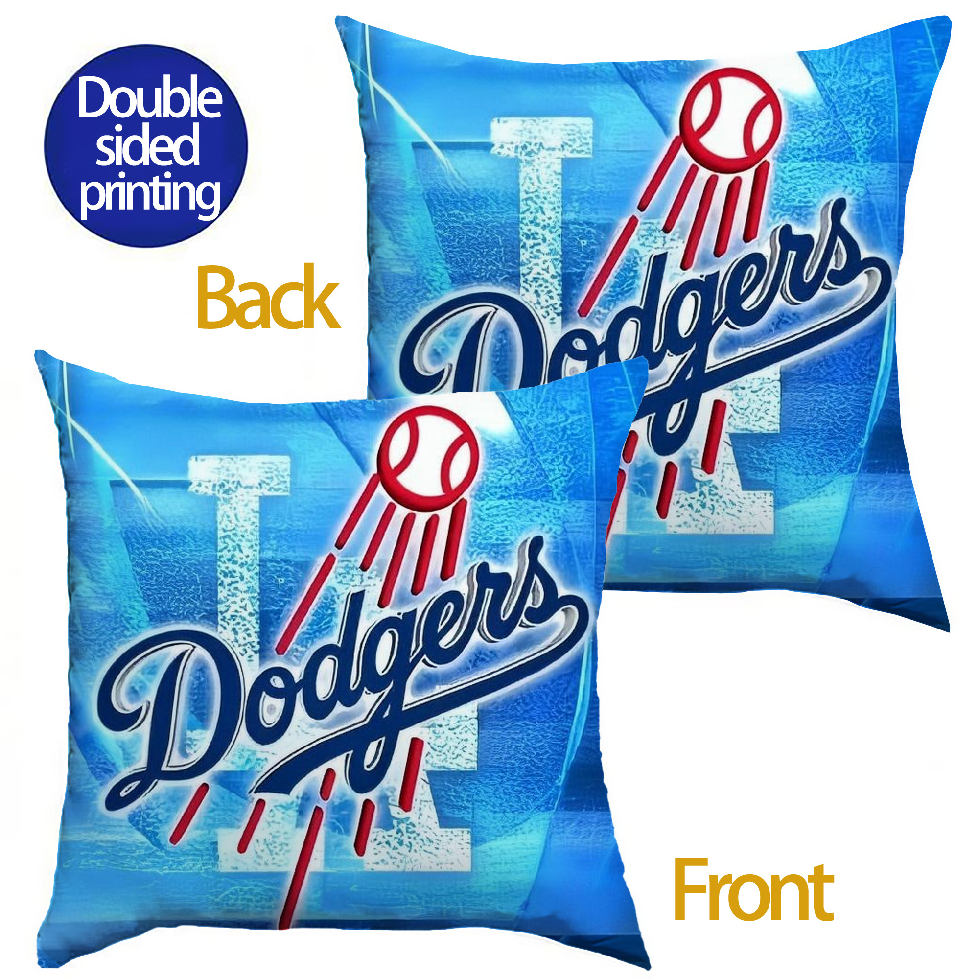  Soft Polyester Pillow Cover With Insert – Double-Sided Design, Invisible Zipper, Durable & Breathable – Easy Care Cushion Set