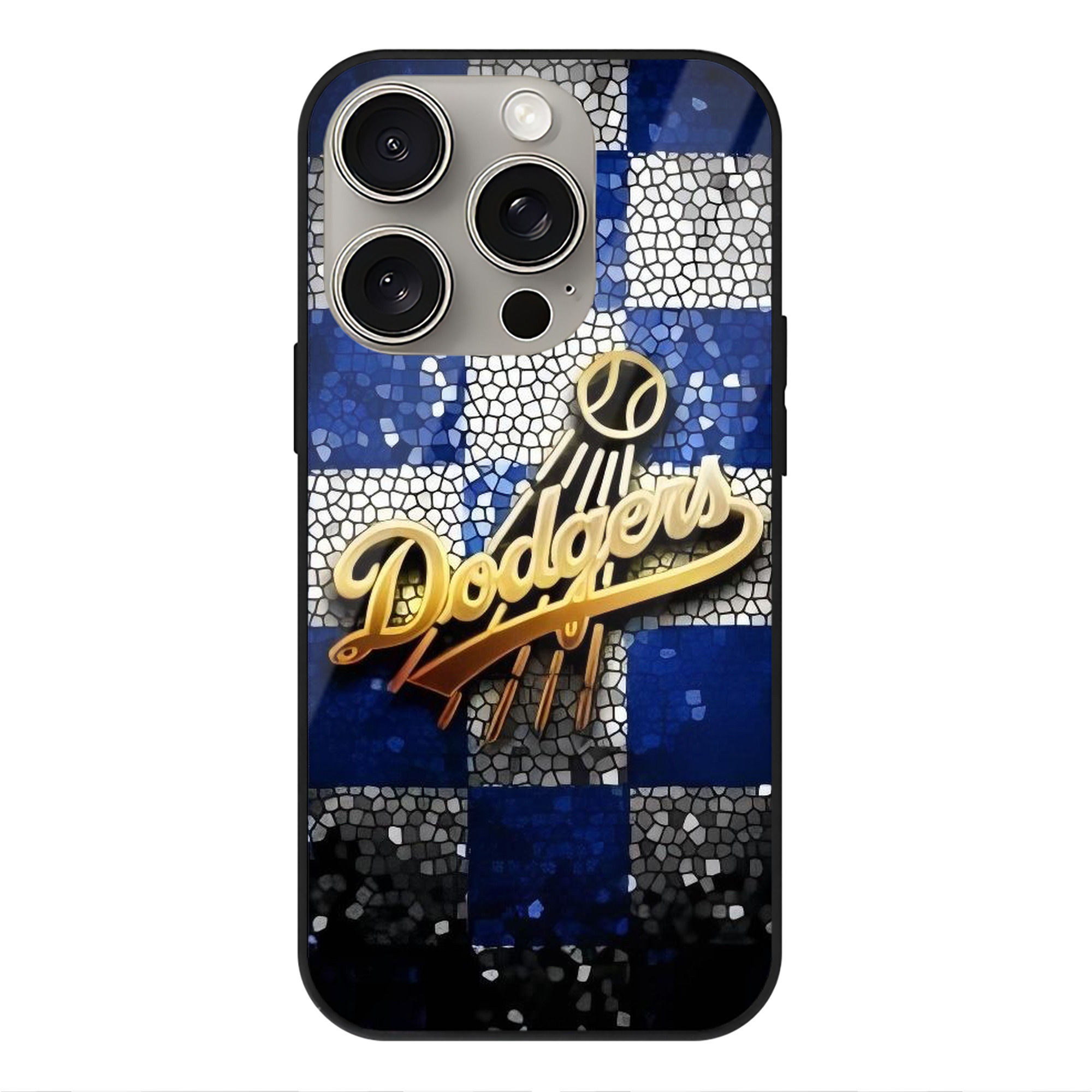  IPhone 15 Pro Mirror Phone Case – UV Printed Glass + TPU – Scratch-Resistant, Wireless Charging Compatible, Precise Fit & Stylish Design