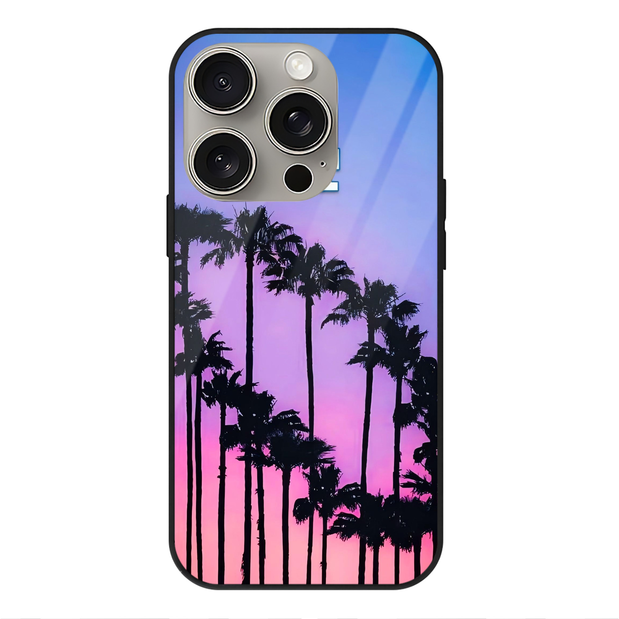  IPhone 15 Pro Mirror Phone Case – UV Printed Glass + TPU – Scratch-Resistant, Wireless Charging Compatible, Precise Fit & Stylish Design