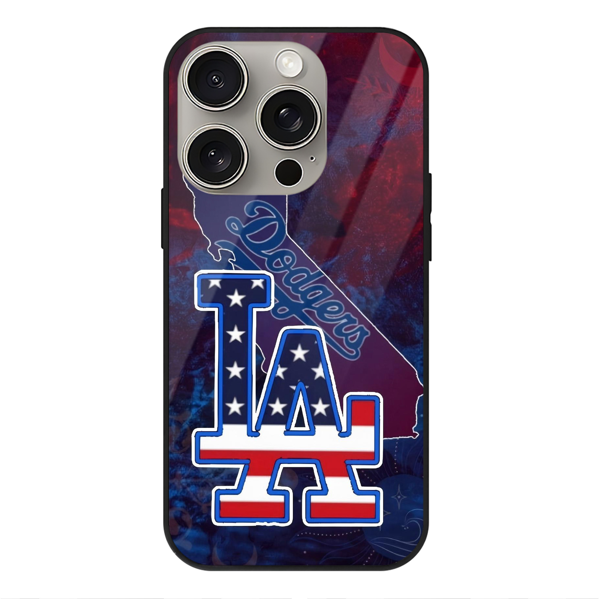  IPhone 15 Pro Mirror Phone Case – UV Printed Glass + TPU – Scratch-Resistant, Wireless Charging Compatible, Precise Fit & Stylish Design