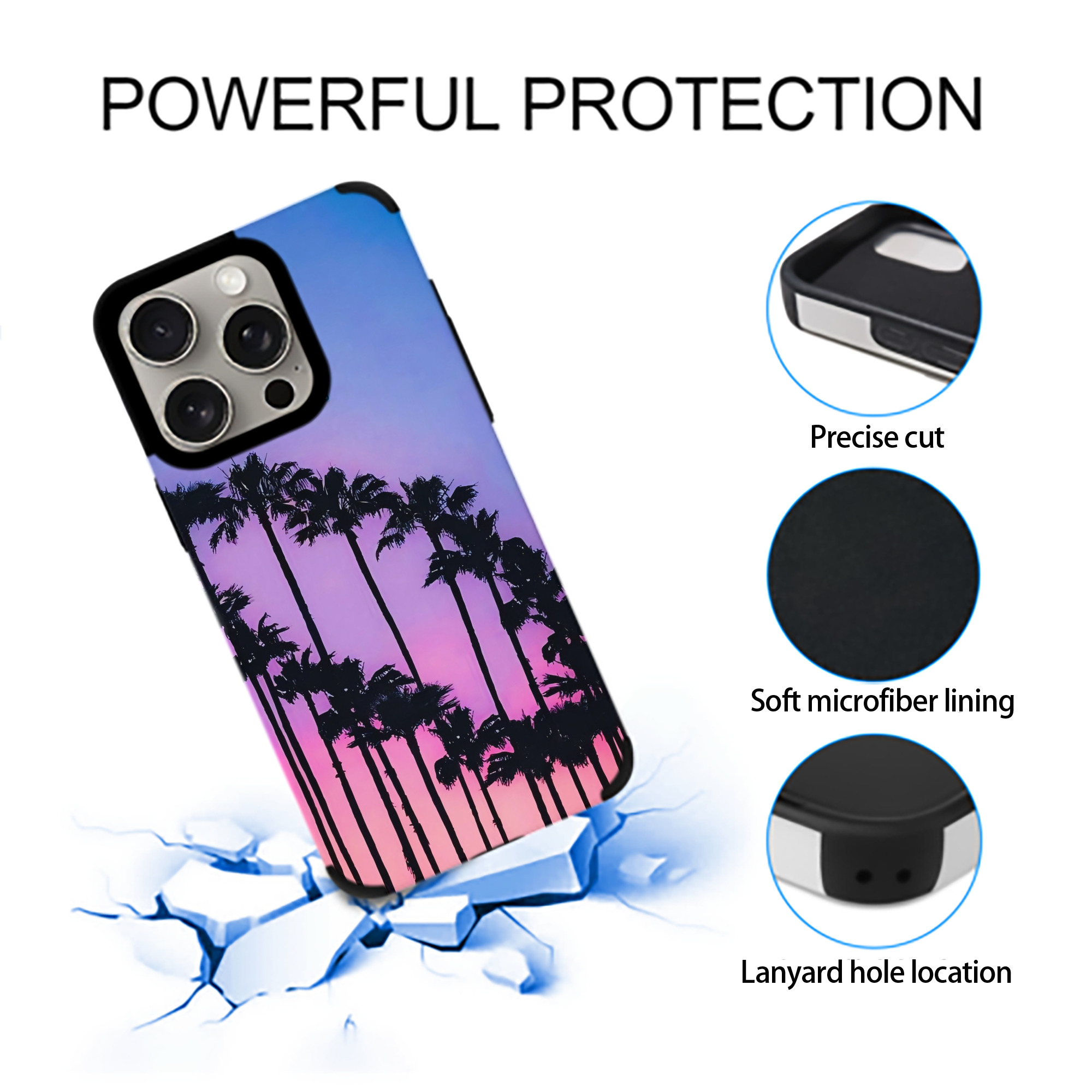 IPhone 15 Pro Max PU Leather Case – Soft Lining, 360° Protection – Precise Fit, 3D Buttons, Easy Charging – Anti-Yellowing, Easy To Clean