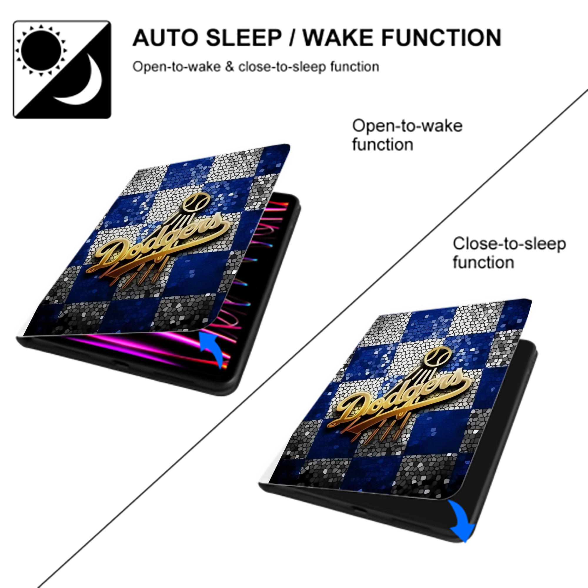  Premium Tri-Fold PU Leather & Silicone IPad Case With Pencil Slot – Fits 9.5,10.5,10.9 – Adjustable Stand, Slim, Protective