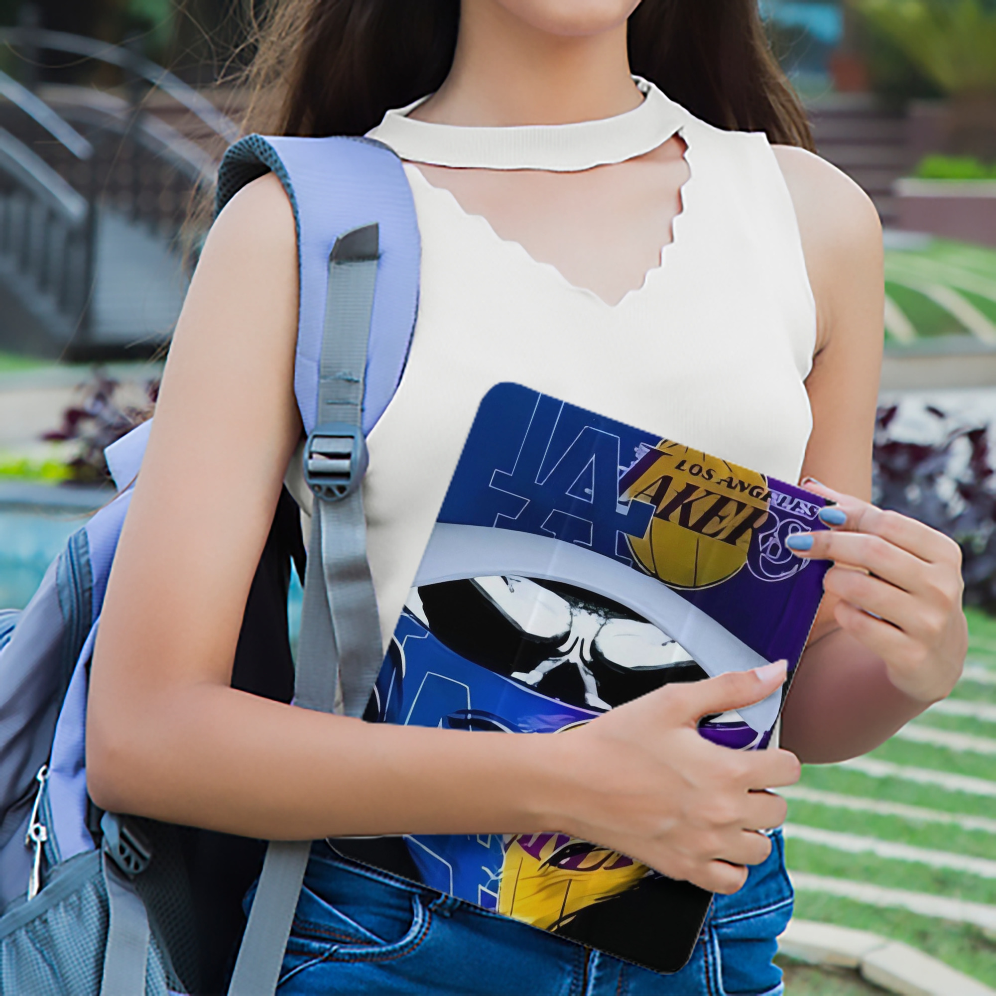  Premium Tri-Fold PU Leather & Silicone IPad Case With Pencil Slot – Fits 9.5,10.5,10.9 – Adjustable Stand, Slim, Protective