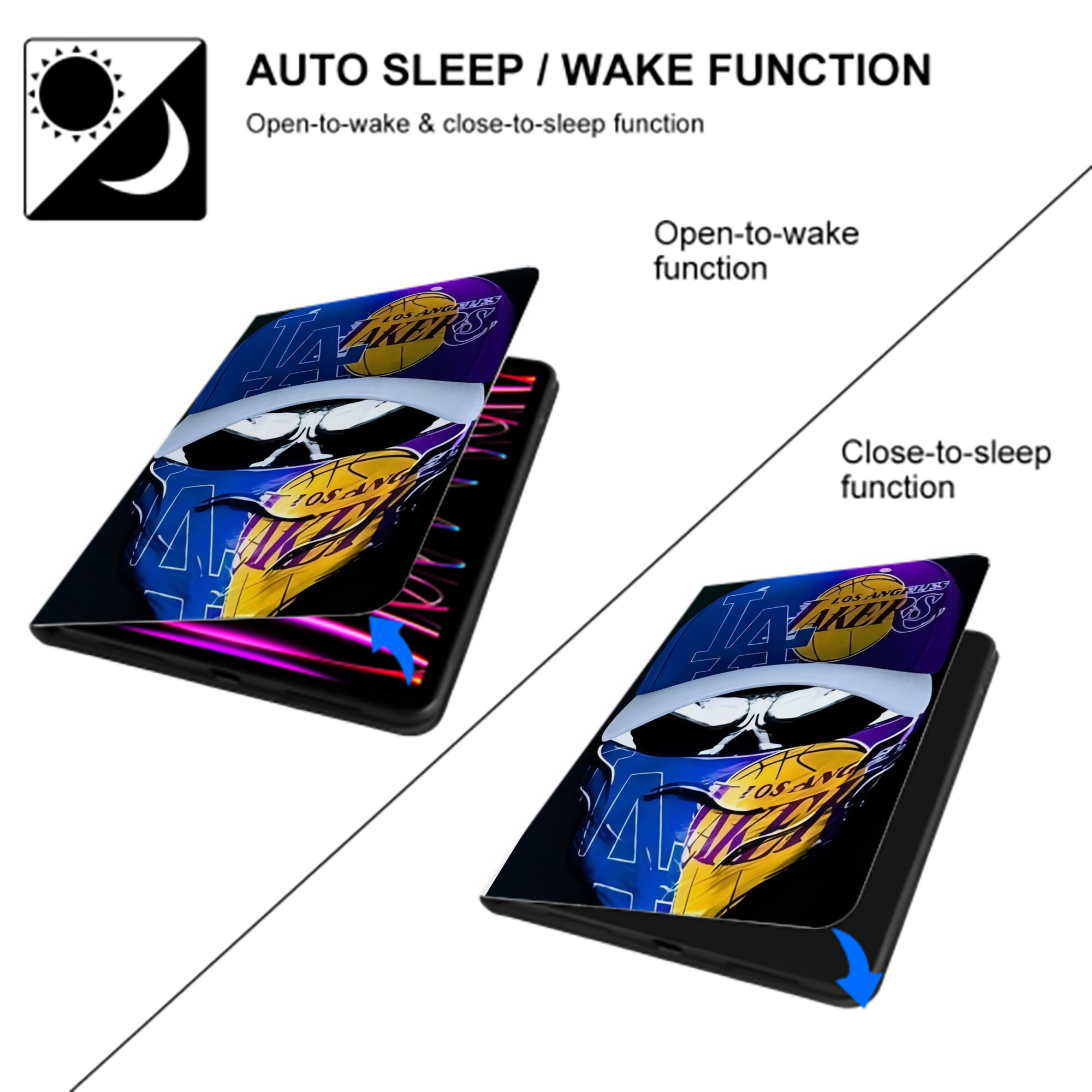  Premium Tri-Fold PU Leather & Silicone IPad Case With Pencil Slot – Fits 9.5,10.5,10.9 – Adjustable Stand, Slim, Protective