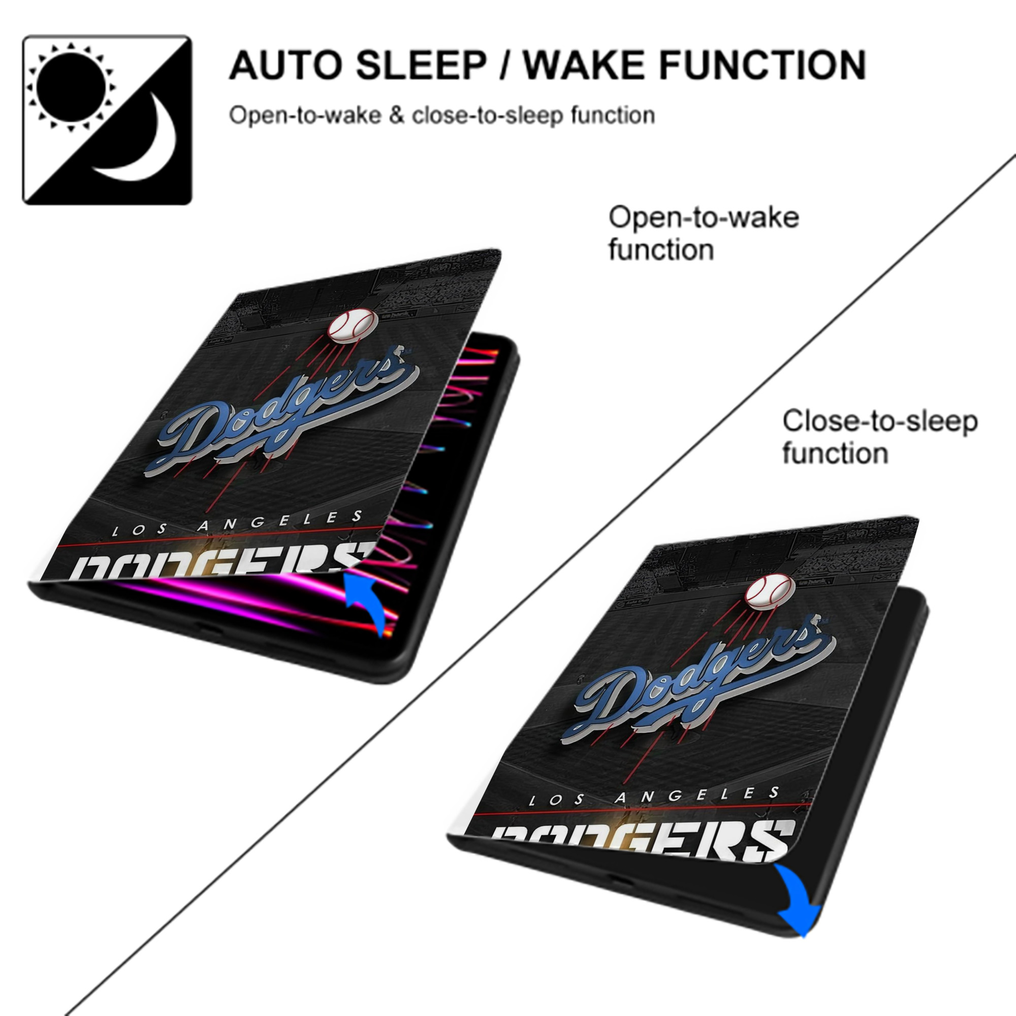  Premium Tri-Fold PU Leather & Silicone IPad Case With Pencil Slot – Fits 9.5,10.5,10.9 – Adjustable Stand, Slim, Protective