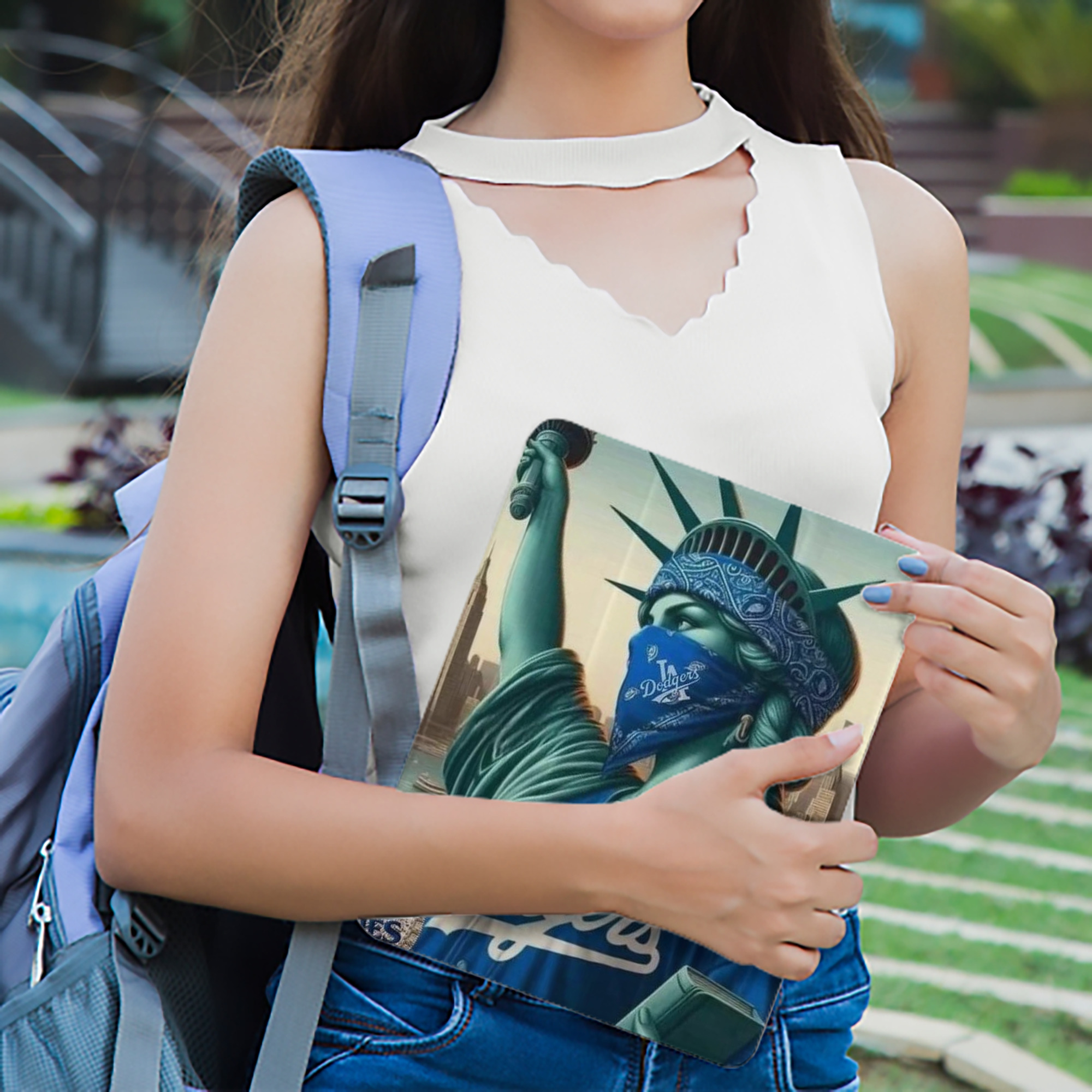  Premium Tri-Fold PU Leather & Silicone IPad Case With Pencil Slot – Fits 9.5,10.5,10.9 – Adjustable Stand, Slim, Protective