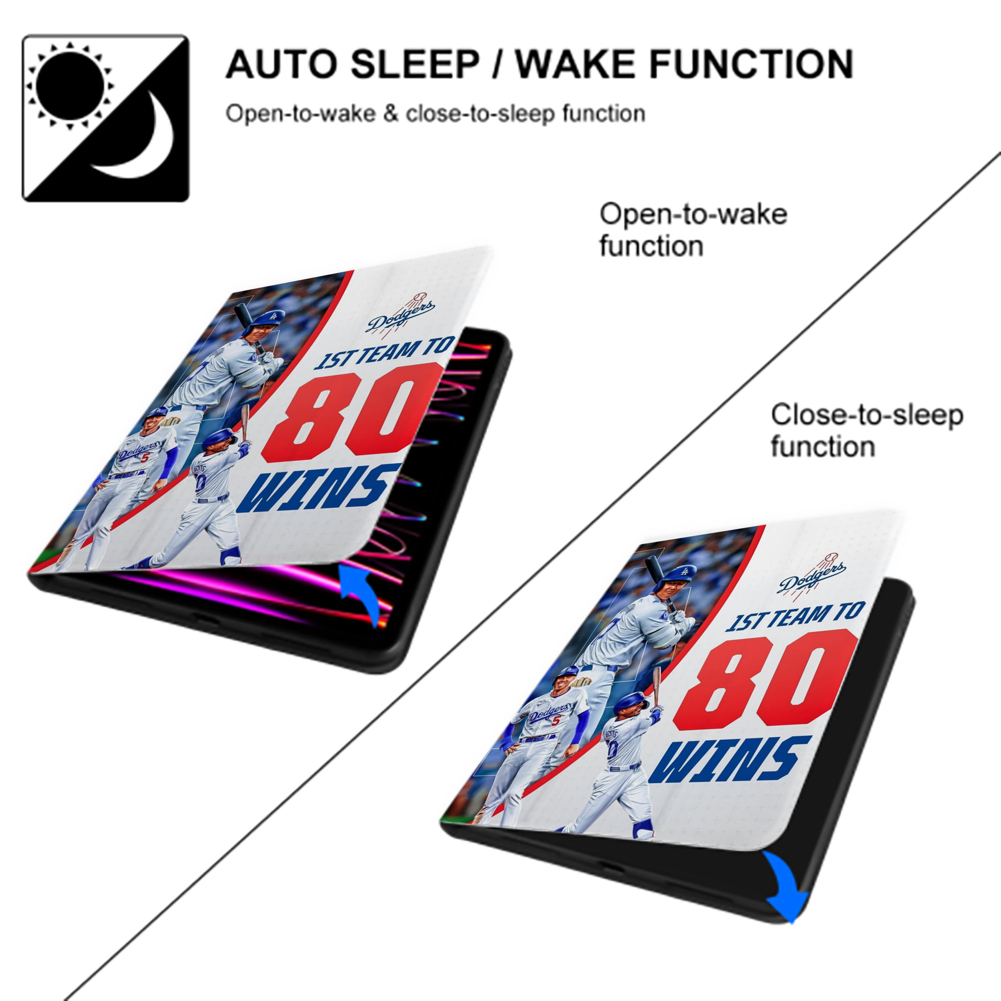  Premium Tri-Fold PU Leather & Silicone IPad Case With Pencil Slot – Fits 9.5,10.5,10.9 – Adjustable Stand, Slim, Protective