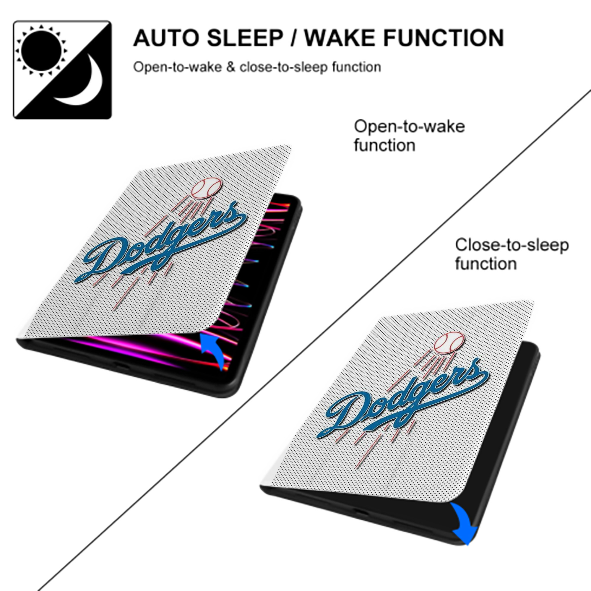  Premium Tri-Fold PU Leather & Silicone IPad Case With Pencil Slot – Fits 9.5,10.5,10.9 – Adjustable Stand, Slim, Protective