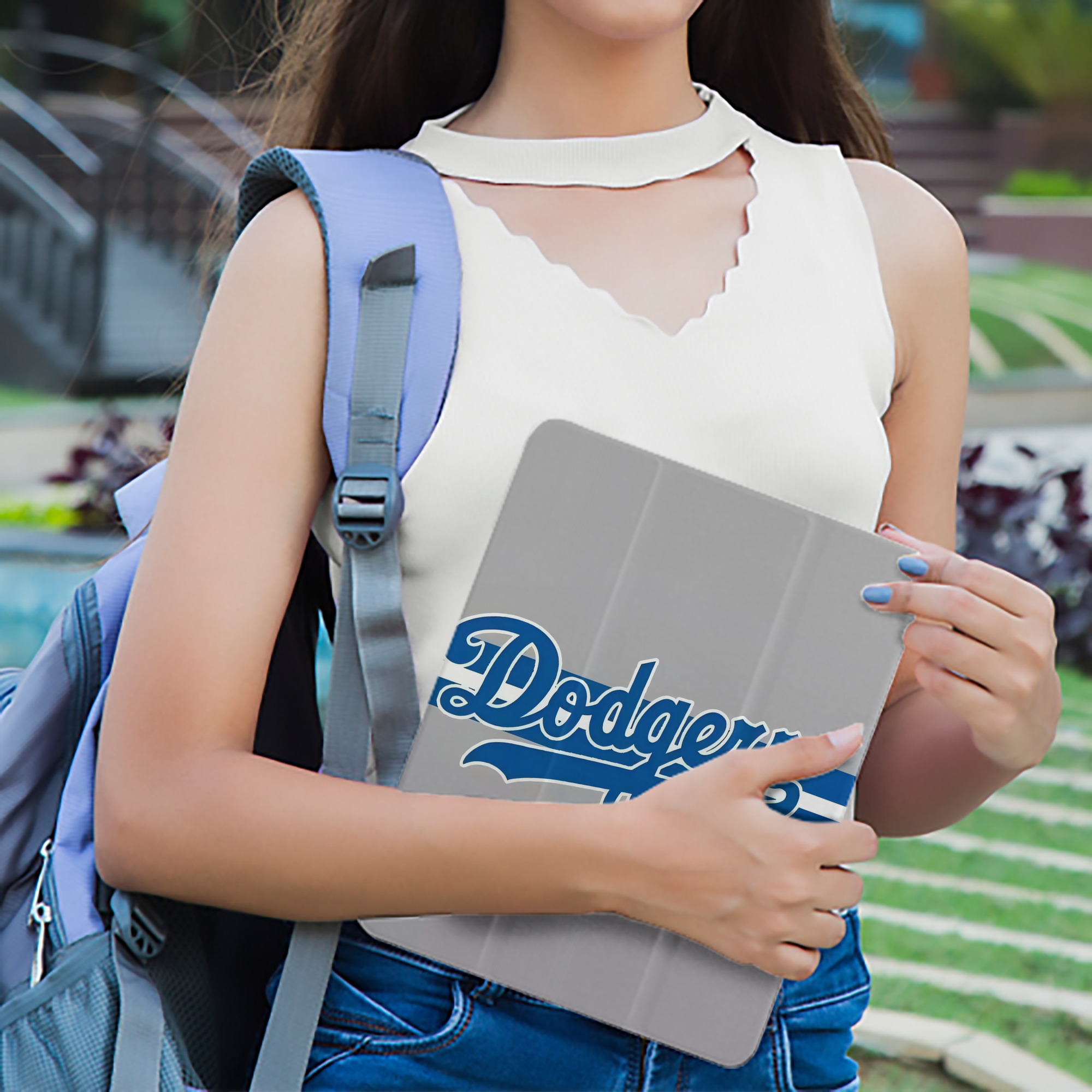  Premium Tri-Fold PU Leather & Silicone IPad Case With Pencil Slot – Fits 9.5,10.5,10.9 – Adjustable Stand, Slim, Protective