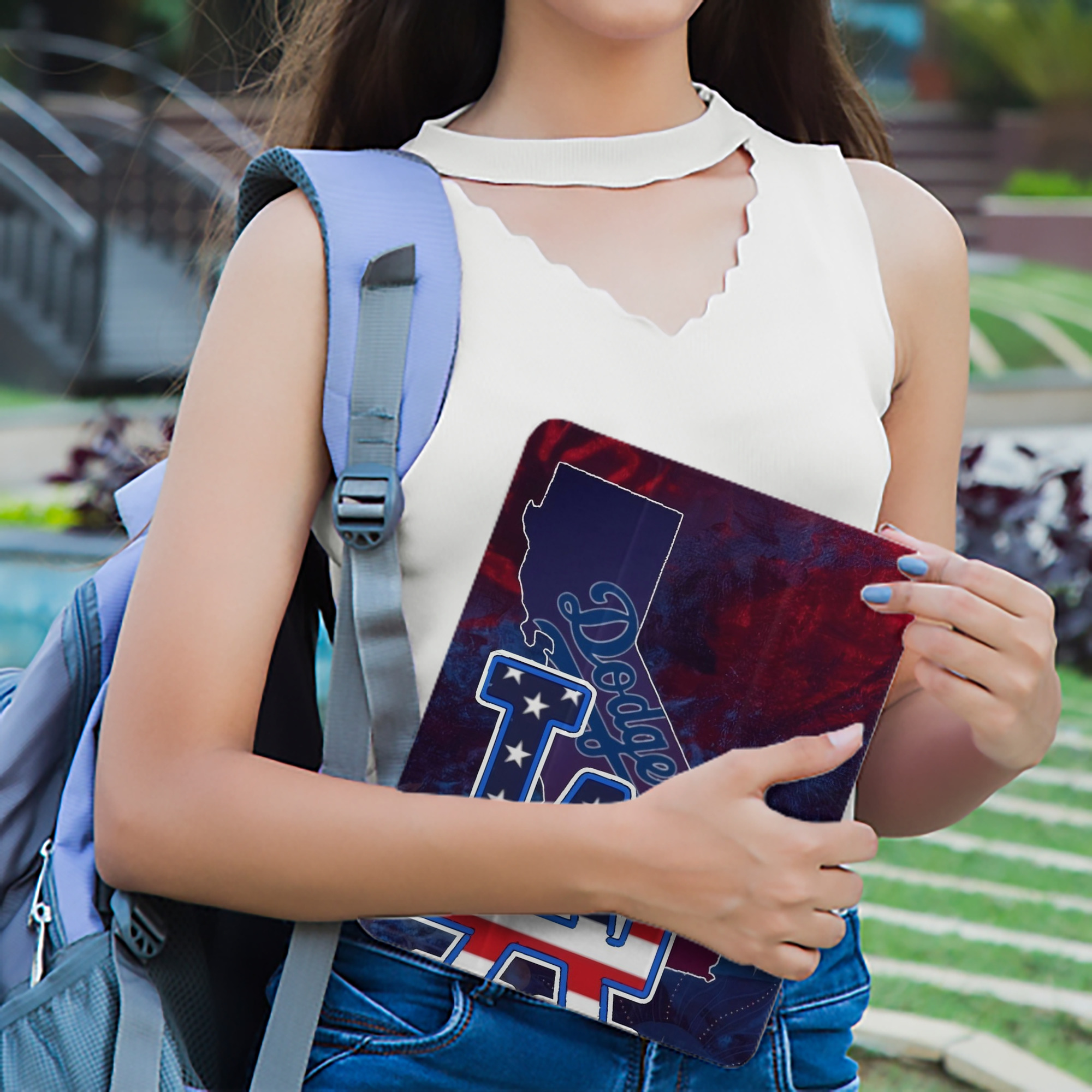  Premium Tri-Fold PU Leather & Silicone IPad Case With Pencil Slot – Fits 9.5,10.5,10.9 – Adjustable Stand, Slim, Protective