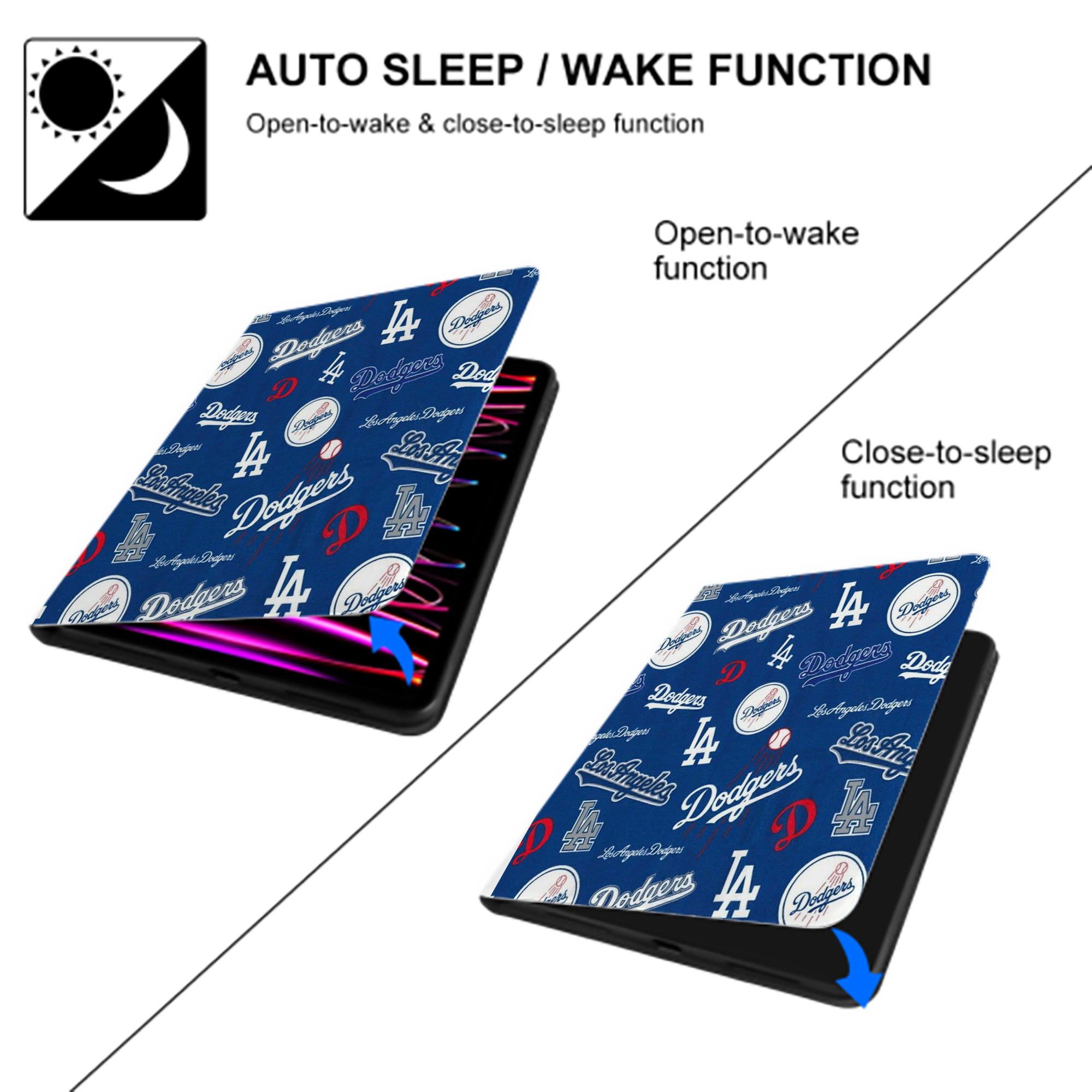  Premium Tri-Fold PU Leather & Silicone IPad Case With Pencil Slot – Fits 9.5,10.5,10.9 – Adjustable Stand, Slim, Protective