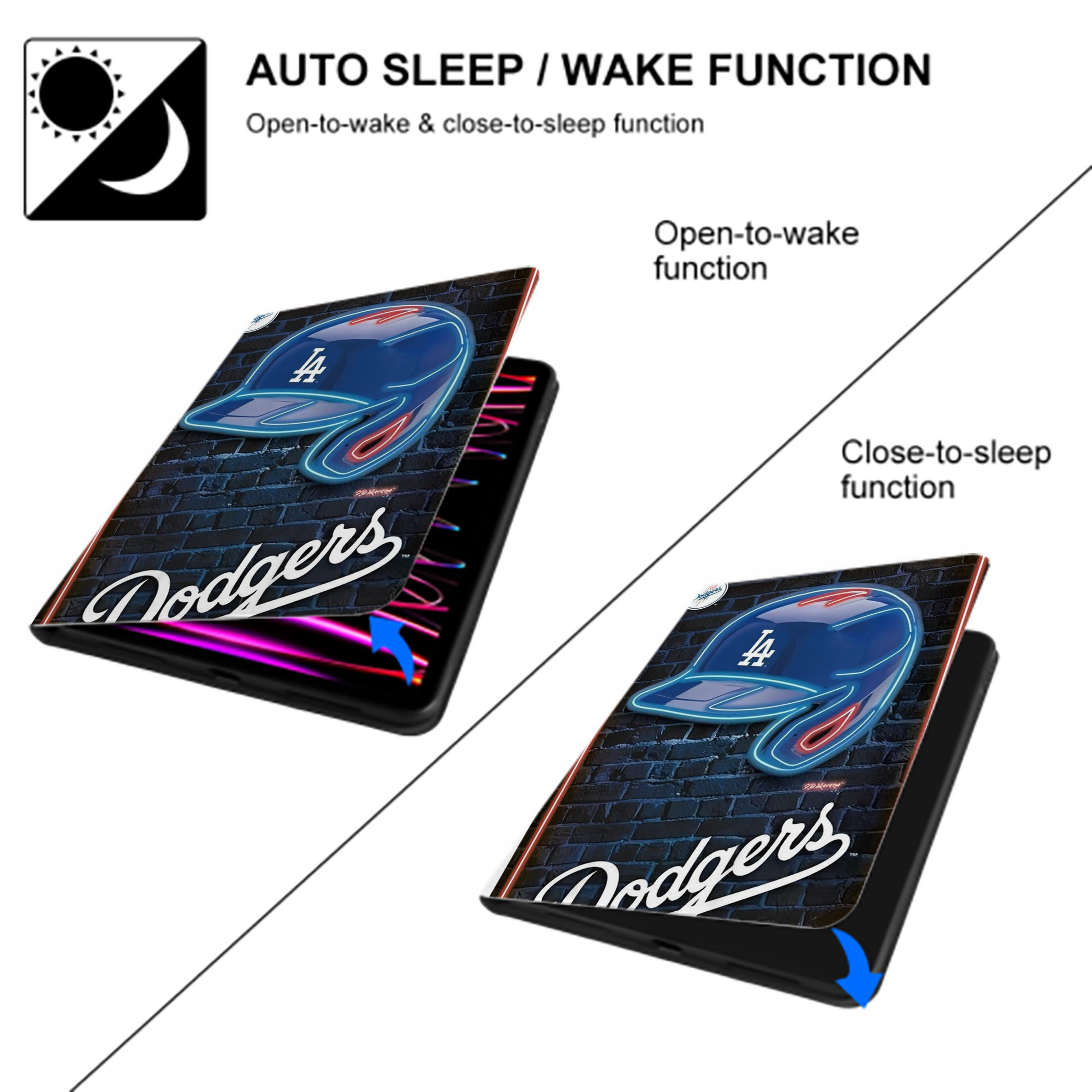  Premium Tri-Fold PU Leather & Silicone IPad Case With Pencil Slot – Fits 9.5,10.5,10.9 – Adjustable Stand, Slim, Protective