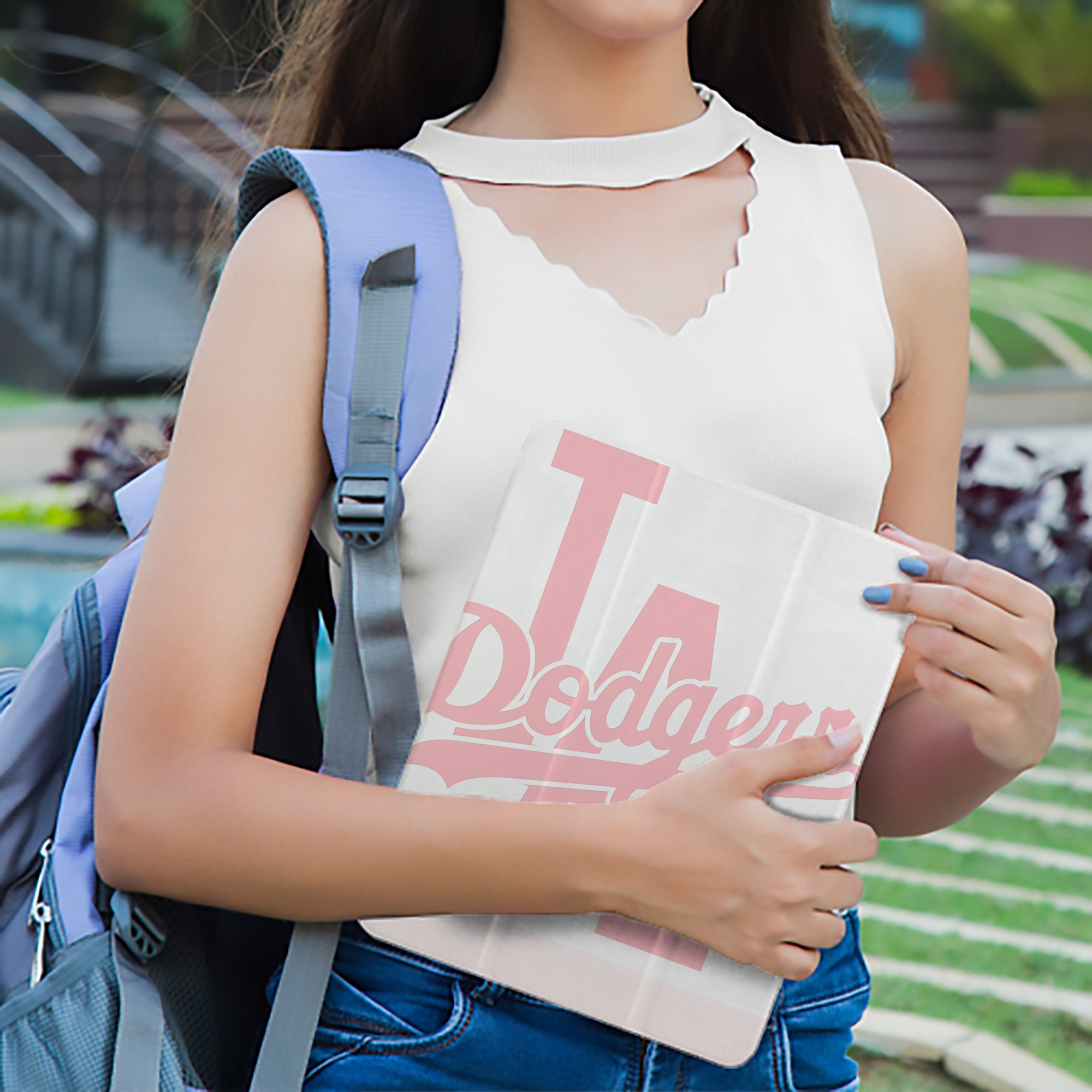  Premium Tri-Fold PU Leather & Silicone IPad Case With Pencil Slot – Fits 9.5,10.5,10.9 – Adjustable Stand, Slim, Protective