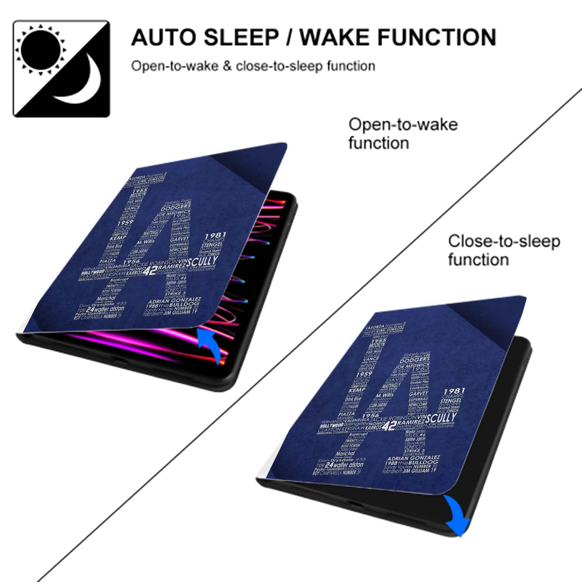  Premium Tri-Fold PU Leather & Silicone IPad Case With Pencil Slot – Fits 9.5,10.5,10.9 – Adjustable Stand, Slim, Protective