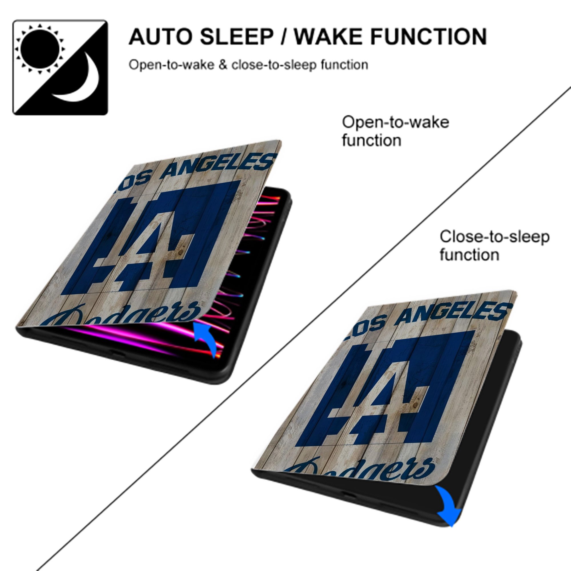  Premium Tri-Fold PU Leather & Silicone IPad Case With Pencil Slot – Fits 9.5,10.5,10.9 – Adjustable Stand, Slim, Protective