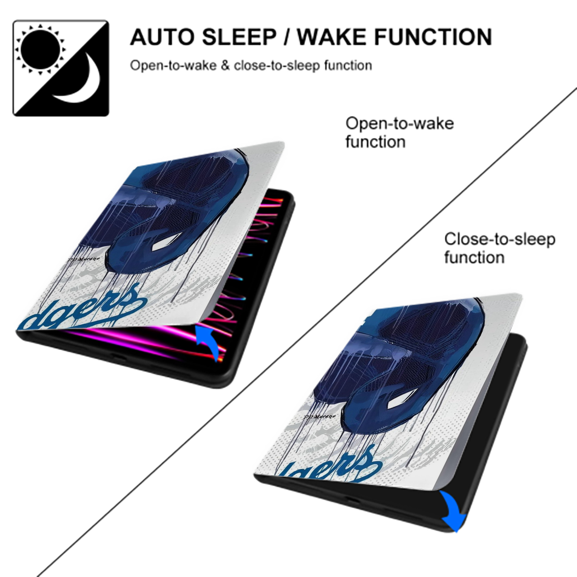  IPad Book-Style Case With Pencil Slot – Slim PU & TPU Cover – Full Protection, Precise Fit, Water & Scratch Resistant