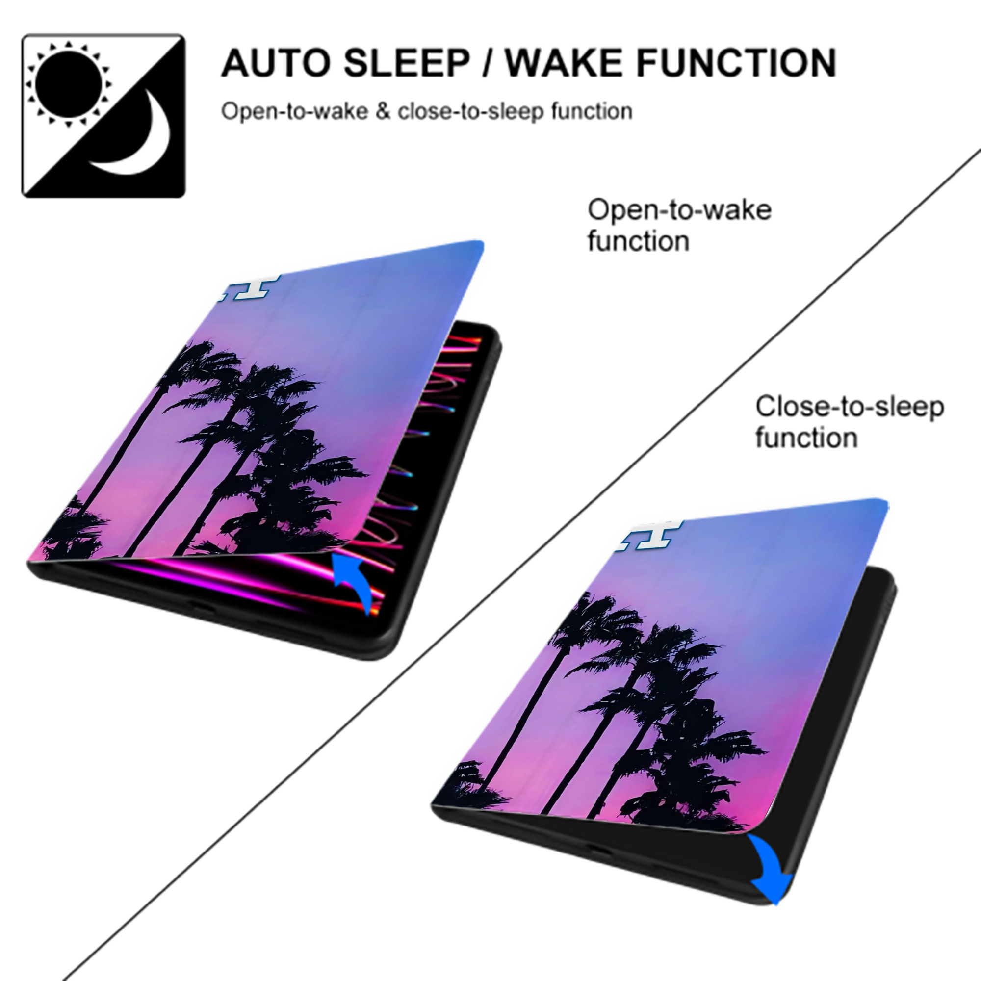  IPad Book-Style Case With Pencil Slot – Slim PU & TPU Cover – Full Protection, Precise Fit, Water & Scratch Resistant