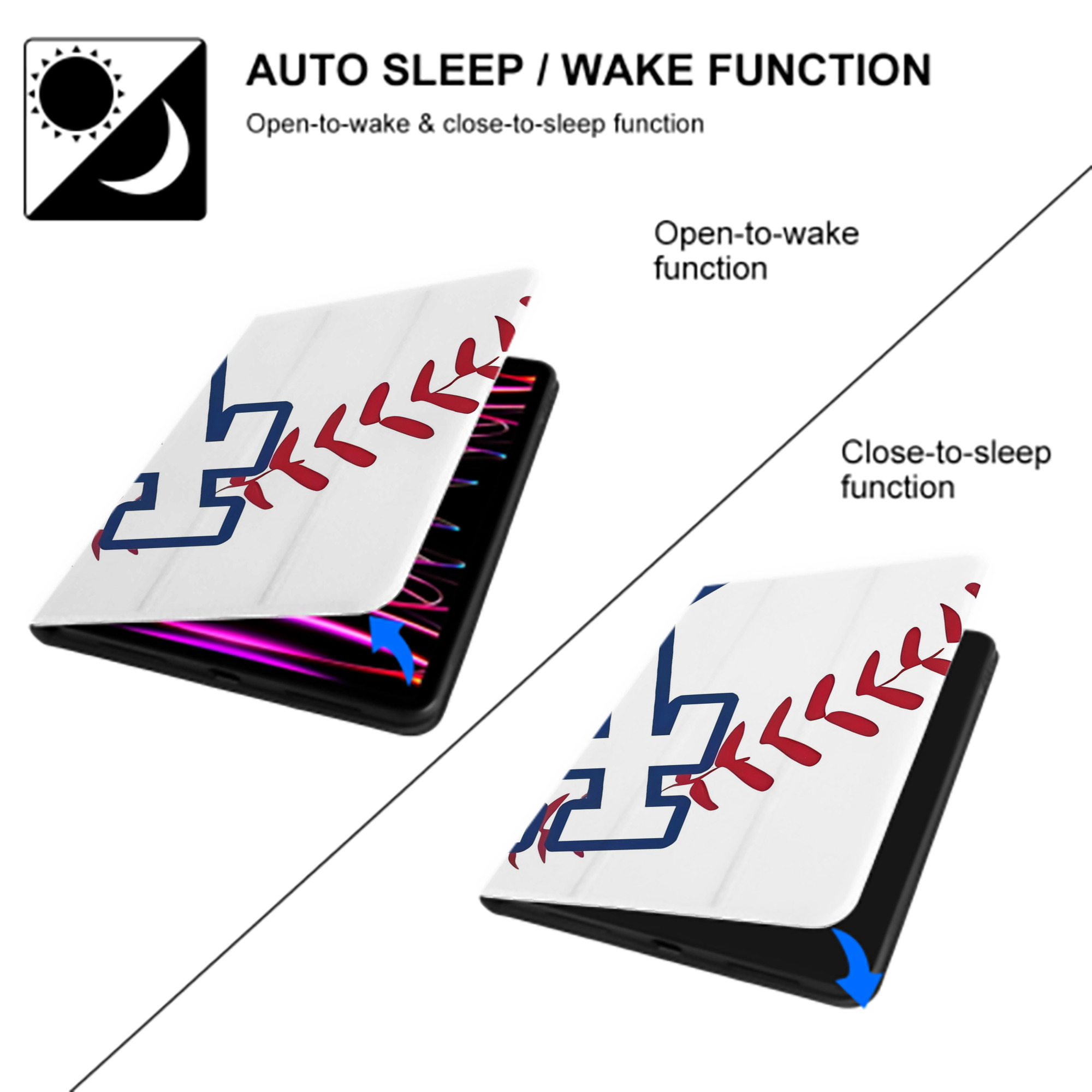  IPad Book-Style Case With Pencil Slot – Slim PU & TPU Cover – Full Protection, Precise Fit, Water & Scratch Resistant