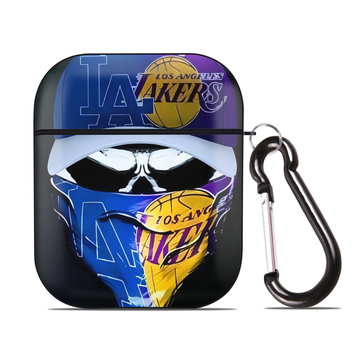  AirPods 2 Case Hard Shell Black, Flexible PC Material, Precise Cutouts, Full Protection, Anti-Fingerprint, Washable, Includes Keychain – Durable & Slim Design